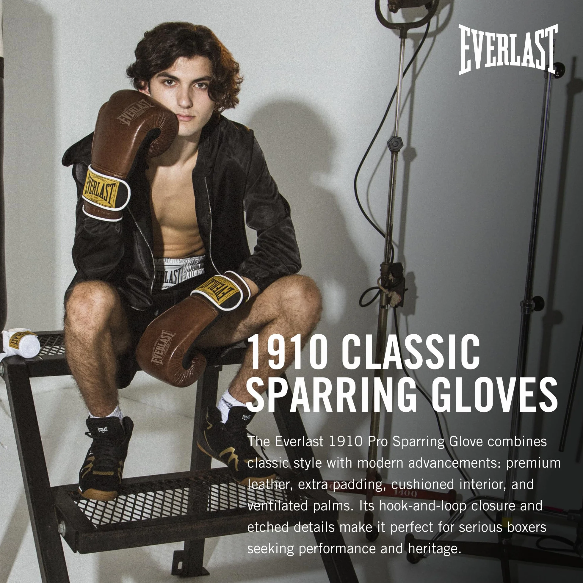 Everlast Guantes de Boxeo 1910 para Hombres y Mujeres Entrenamiento Bolsa Pesada