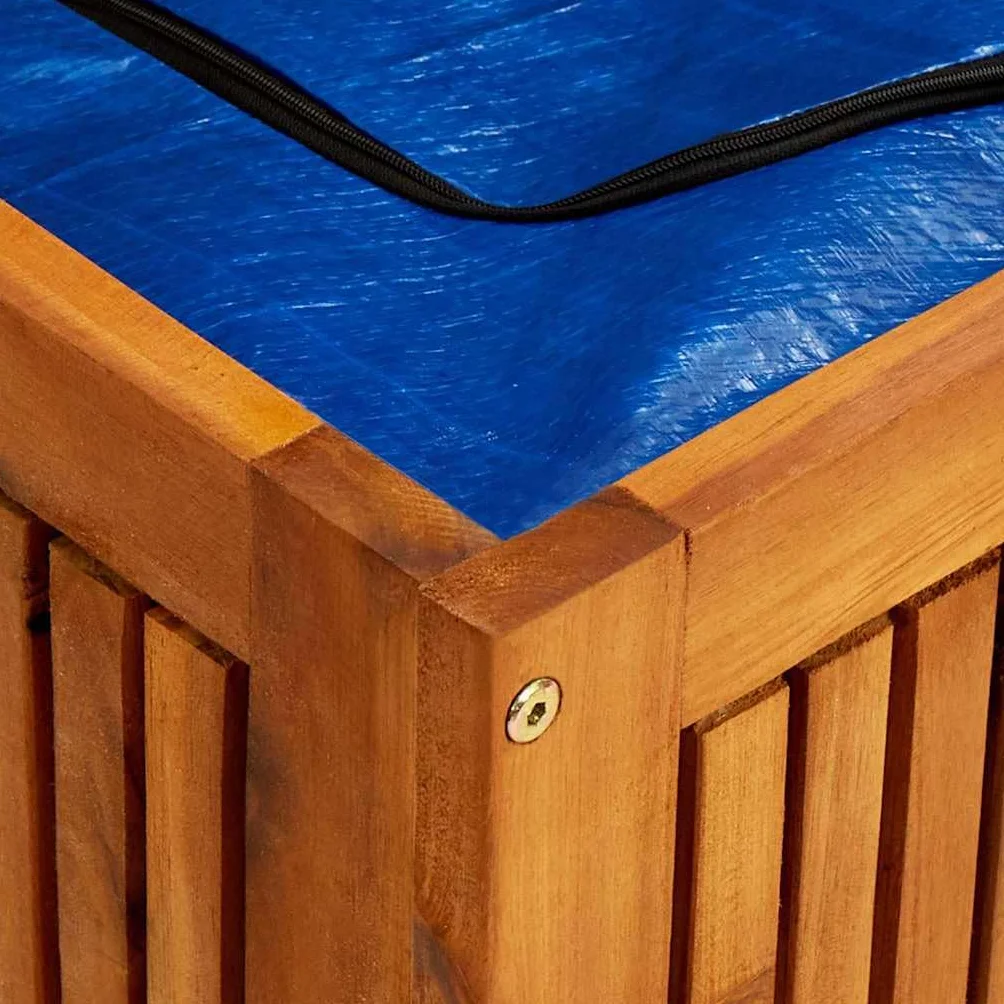 vidaXL Caja de Almacenaje de Jardín 200x50x58 cm Madera Maciza Acacia