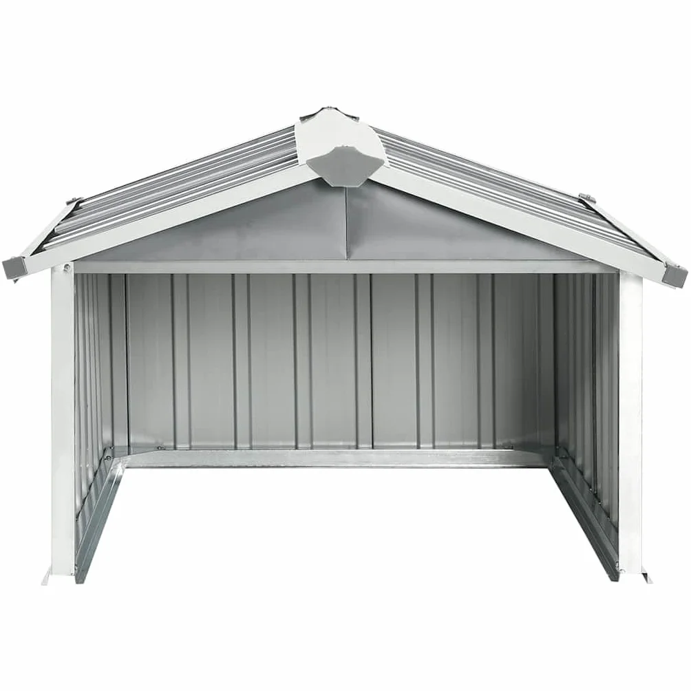 vidaXL Cobertizo para Cortacésped Acero Galvanizado Gris 92x97x63 cm