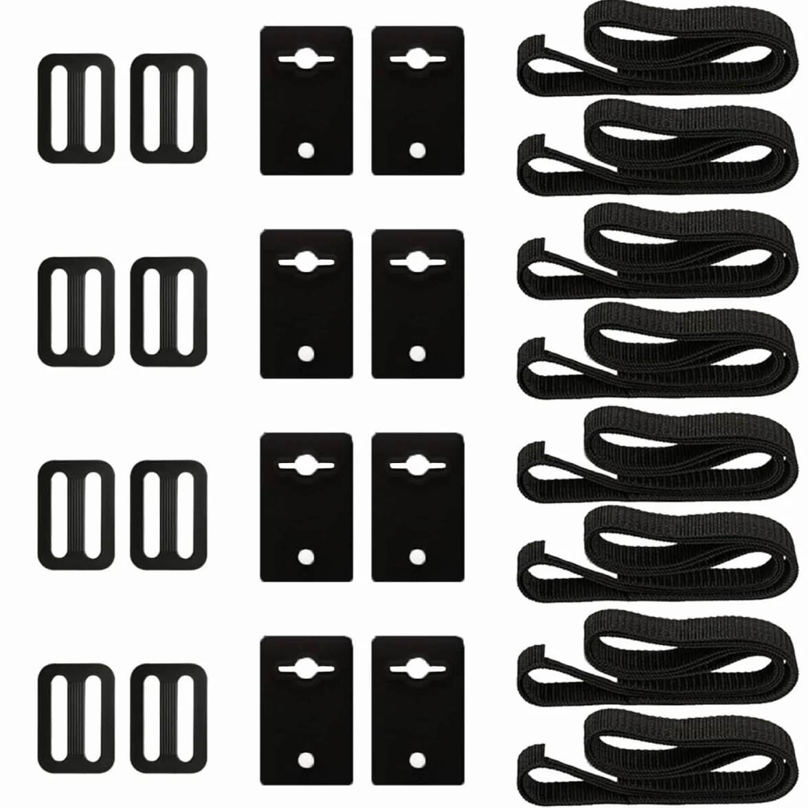 Lote de 8 Correas para enrollador con Clips cocodrilo para Cubierta a Burbujas de Piscina – Norma CE