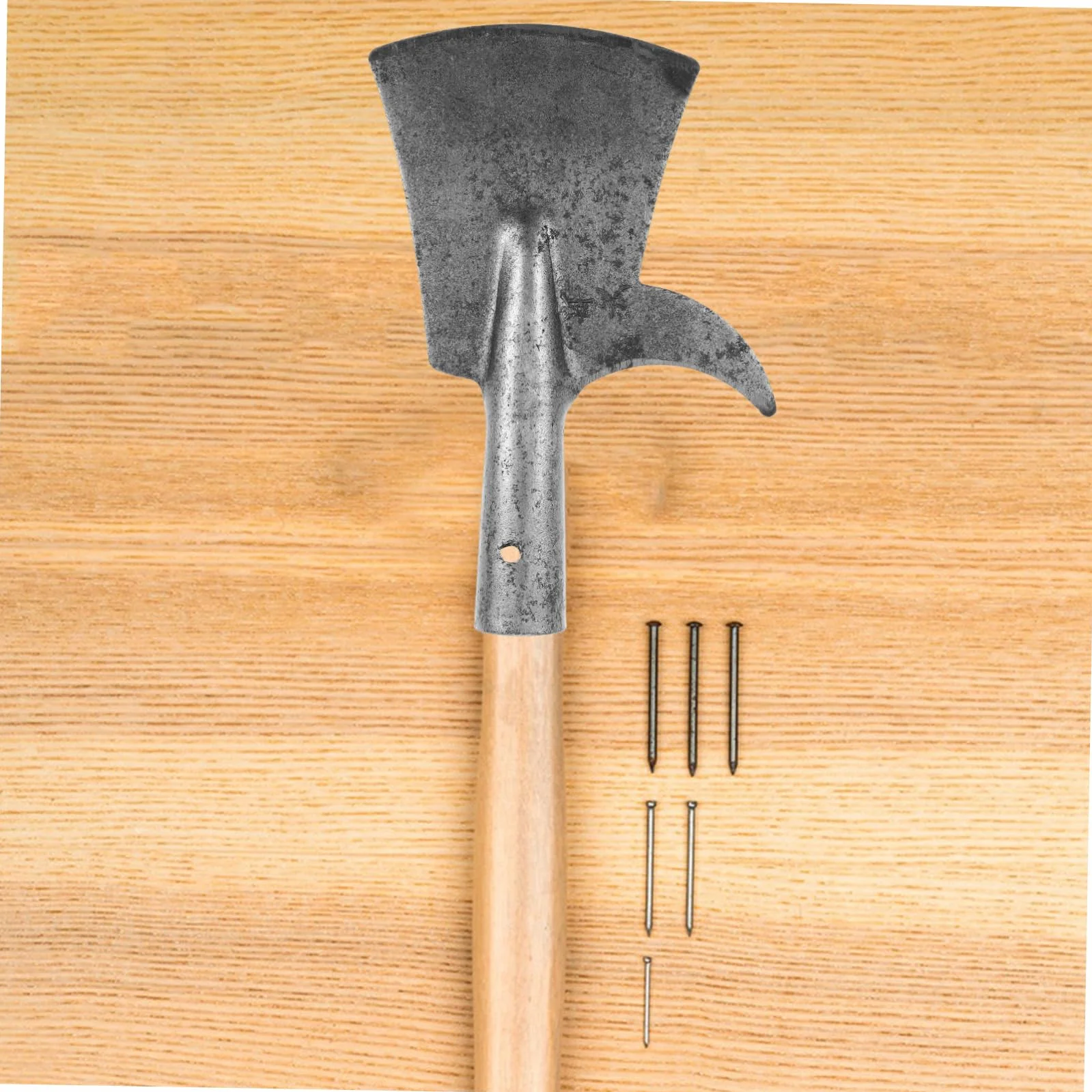 Raspador para Limpiar Corteza y Yeso Suelto para Jardinería, Herramienta Manual Versátil Gancho y Pala Integrada, Resistente y Práctica para Huerto y Bricolaje, Diseño Compacto