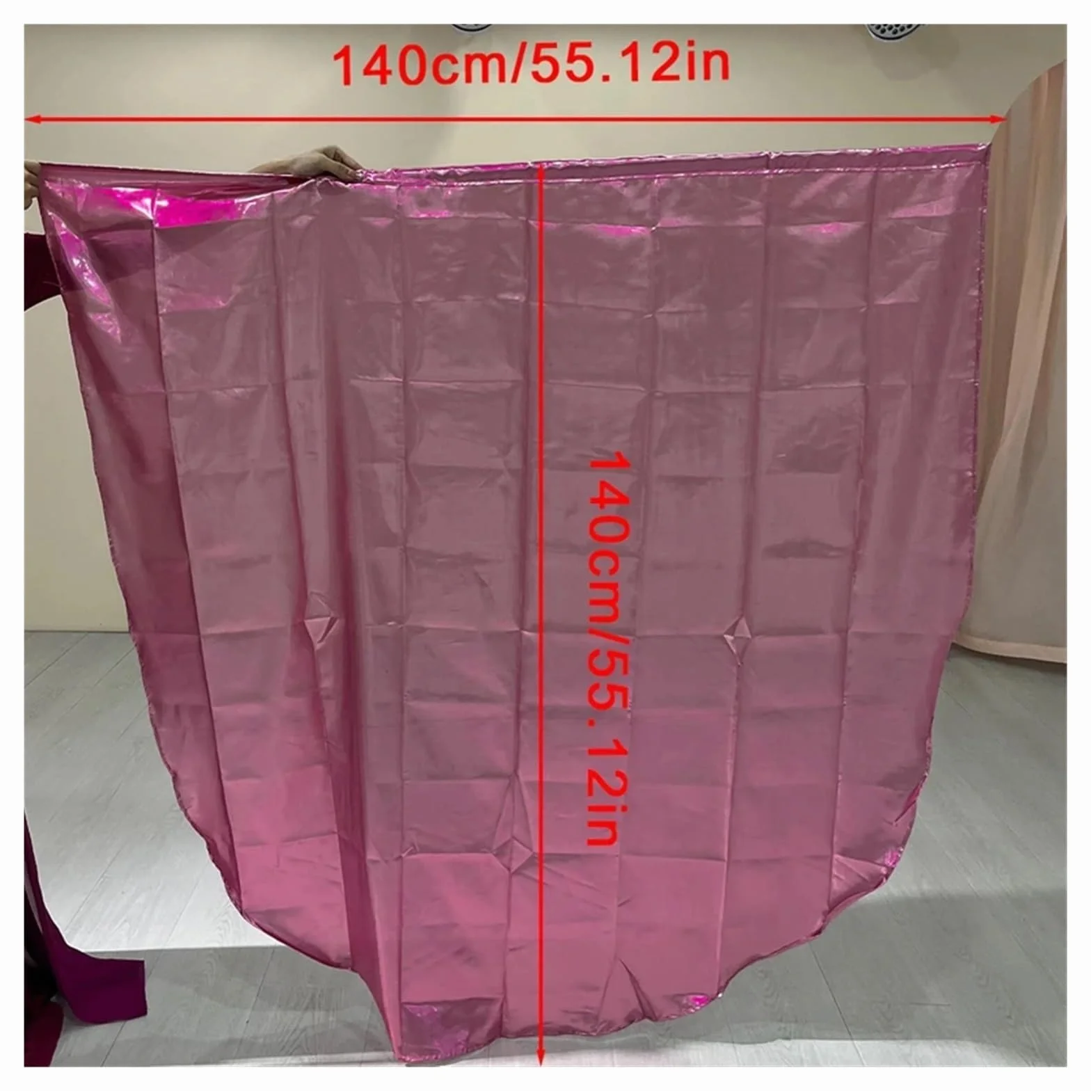 Banderas de adoración de danza de poliéster | Banderas de adoración de danza multicolor(Rose Red)