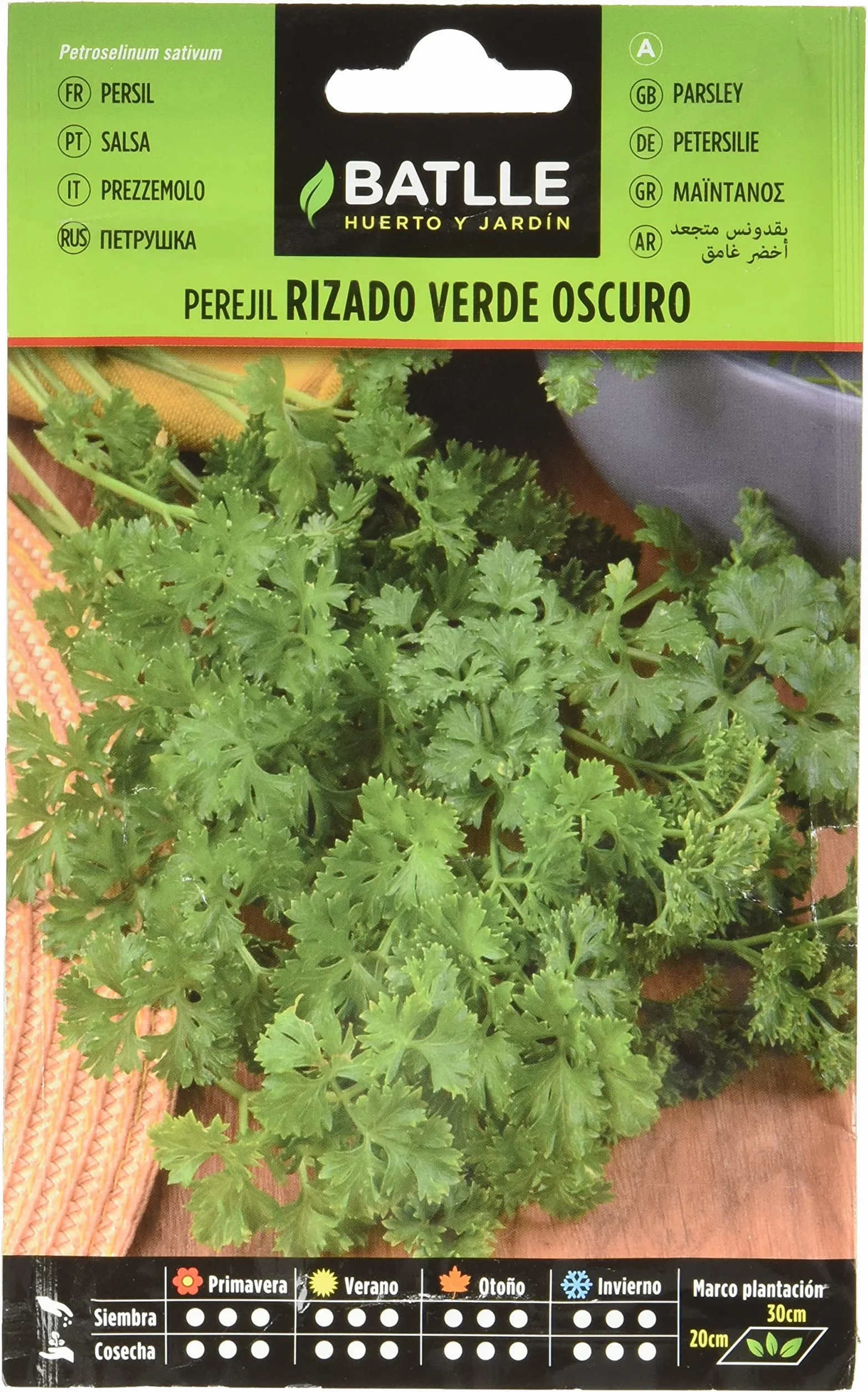Semillas Batlle Perejil RIZADO VERDE OSCURO