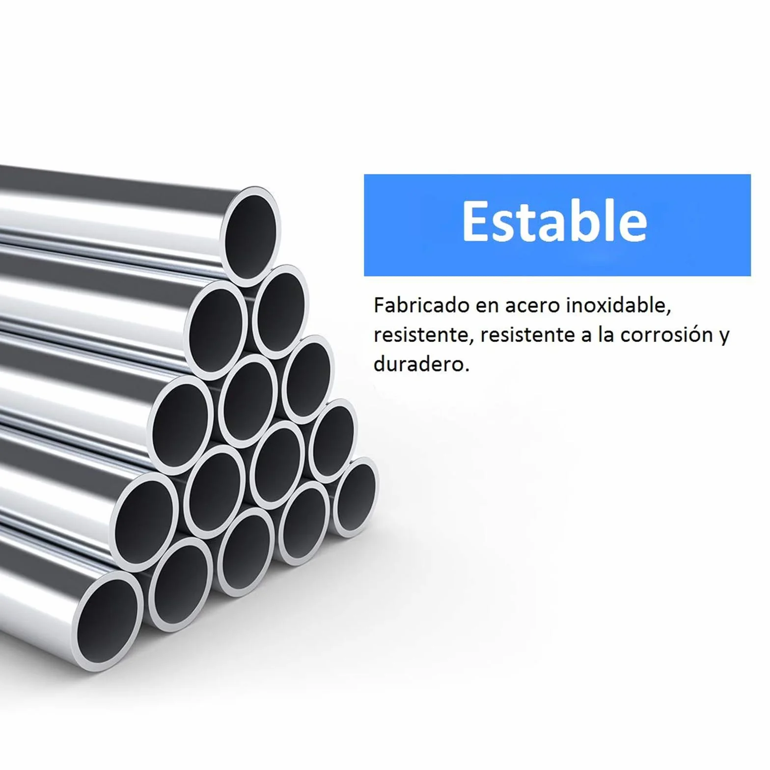 COSTWAY Escalera de Piscina de 3 Peldaños, Acero Inoxidable, Antideslizante, 55x26x132 cm, 150 kg