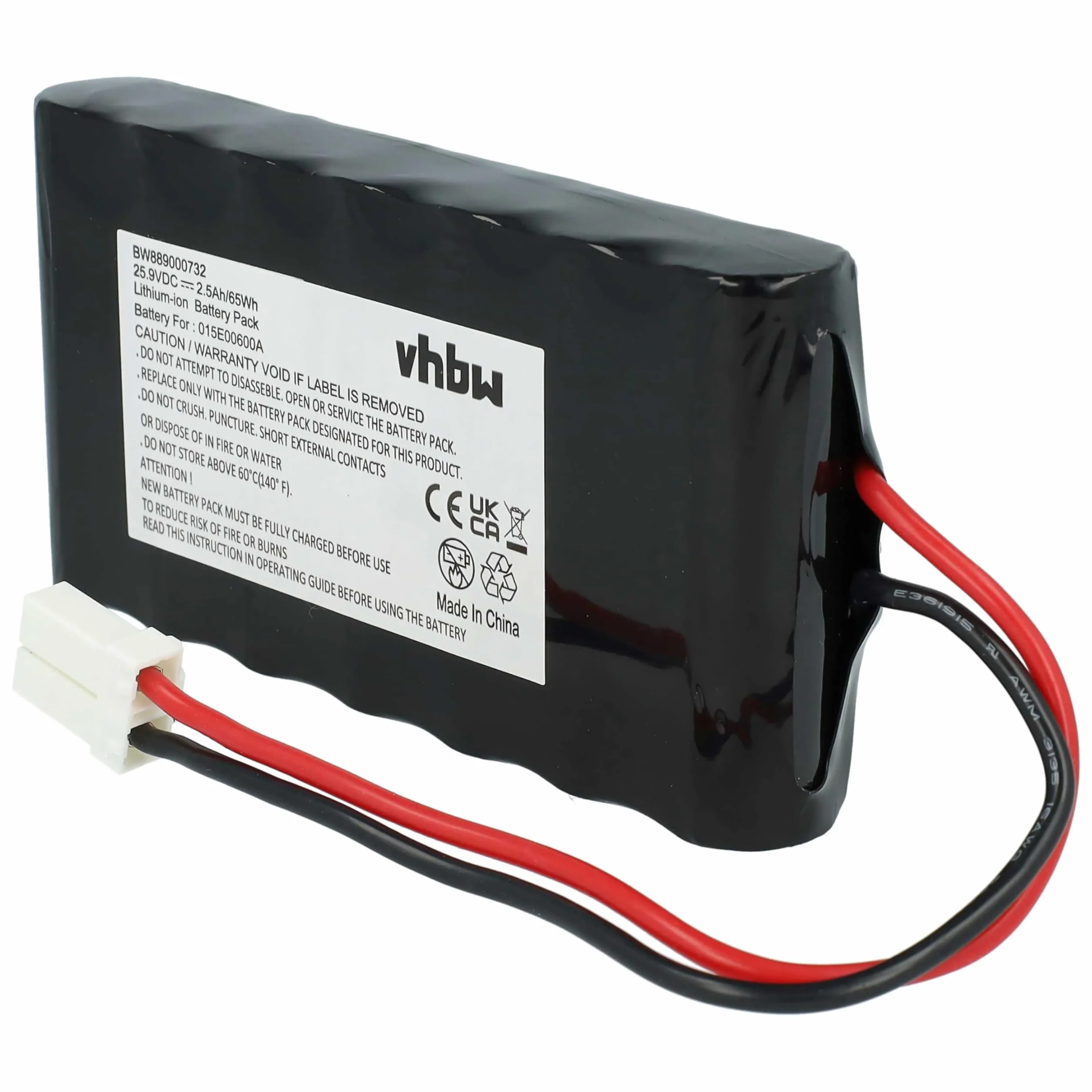 vhbw Batería Compatible con Tech Line Next Tech DX2, LX2, SX2 Robot cortacésped cortacésped 2500mAh 25,9V Li-Ion
