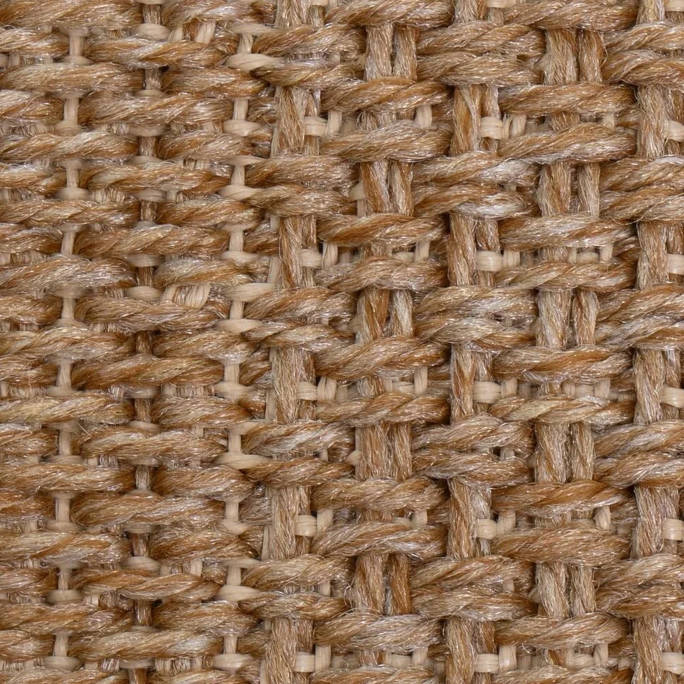 Alfombra Exterior Polipropileno Beige 80x150 cm Antideslizante Látex Resistente Intemperie Terraza