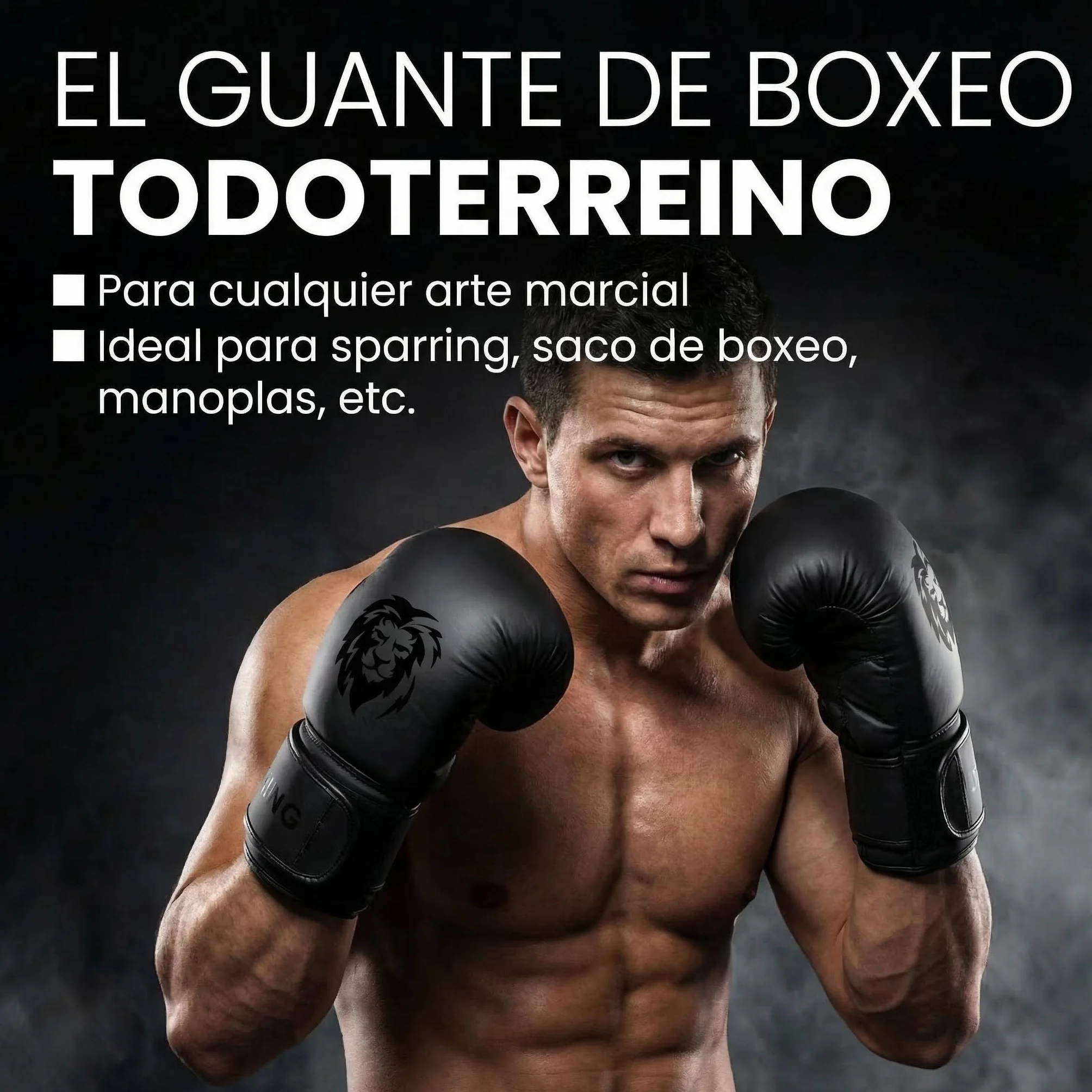 FIGHTR® Guantes de Boxeo 8-16 oz para Boxeo MMA Muay Thai Kickboxing con Bolsa de Transporte