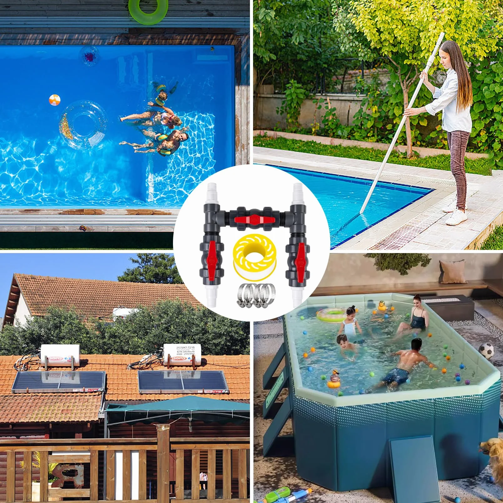 Juego de piscina bypass