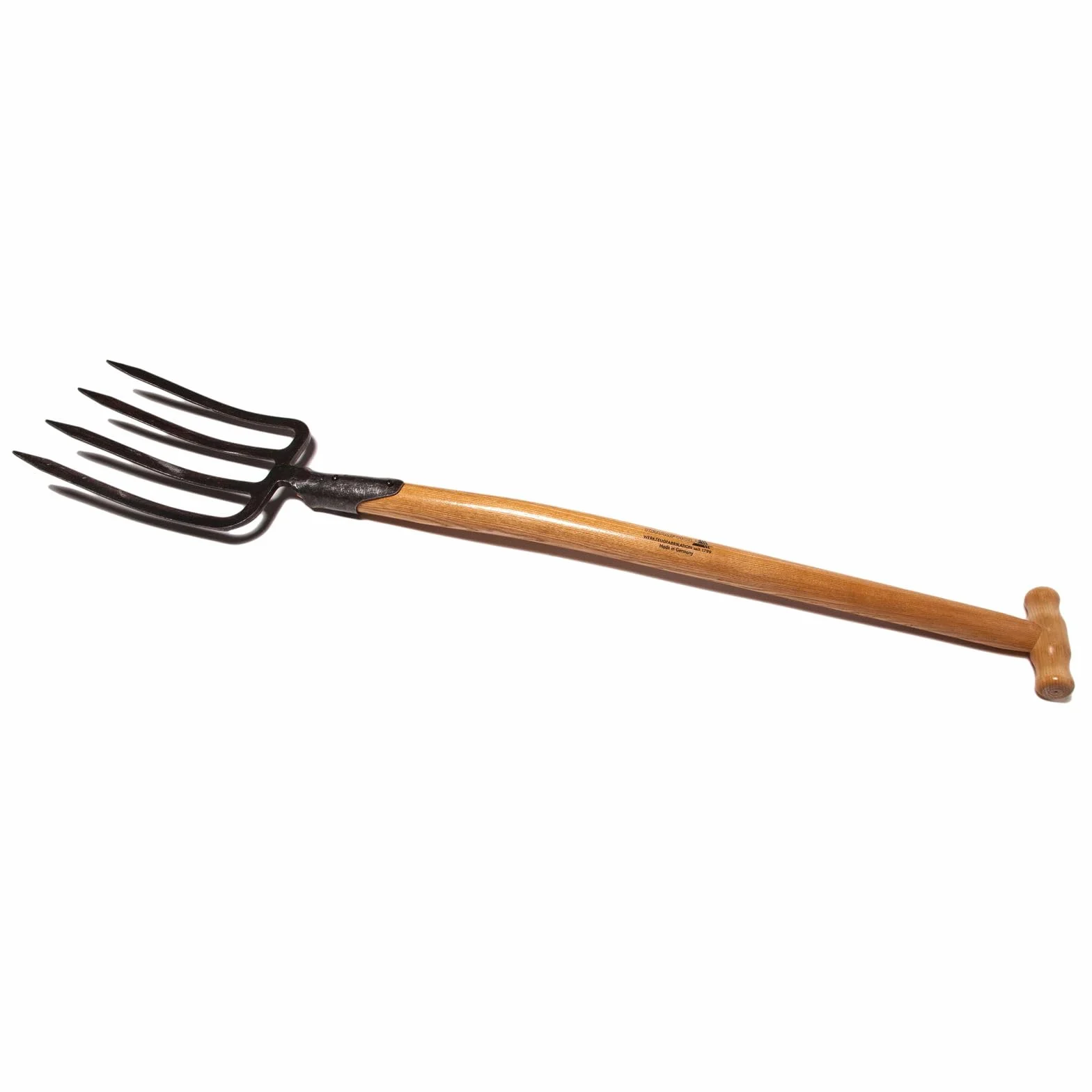 Pala Tenedor forjado – con 4 dientes – con pala y mango de fresno, 80 cm de largo – krump Madera Jardín dispositivo