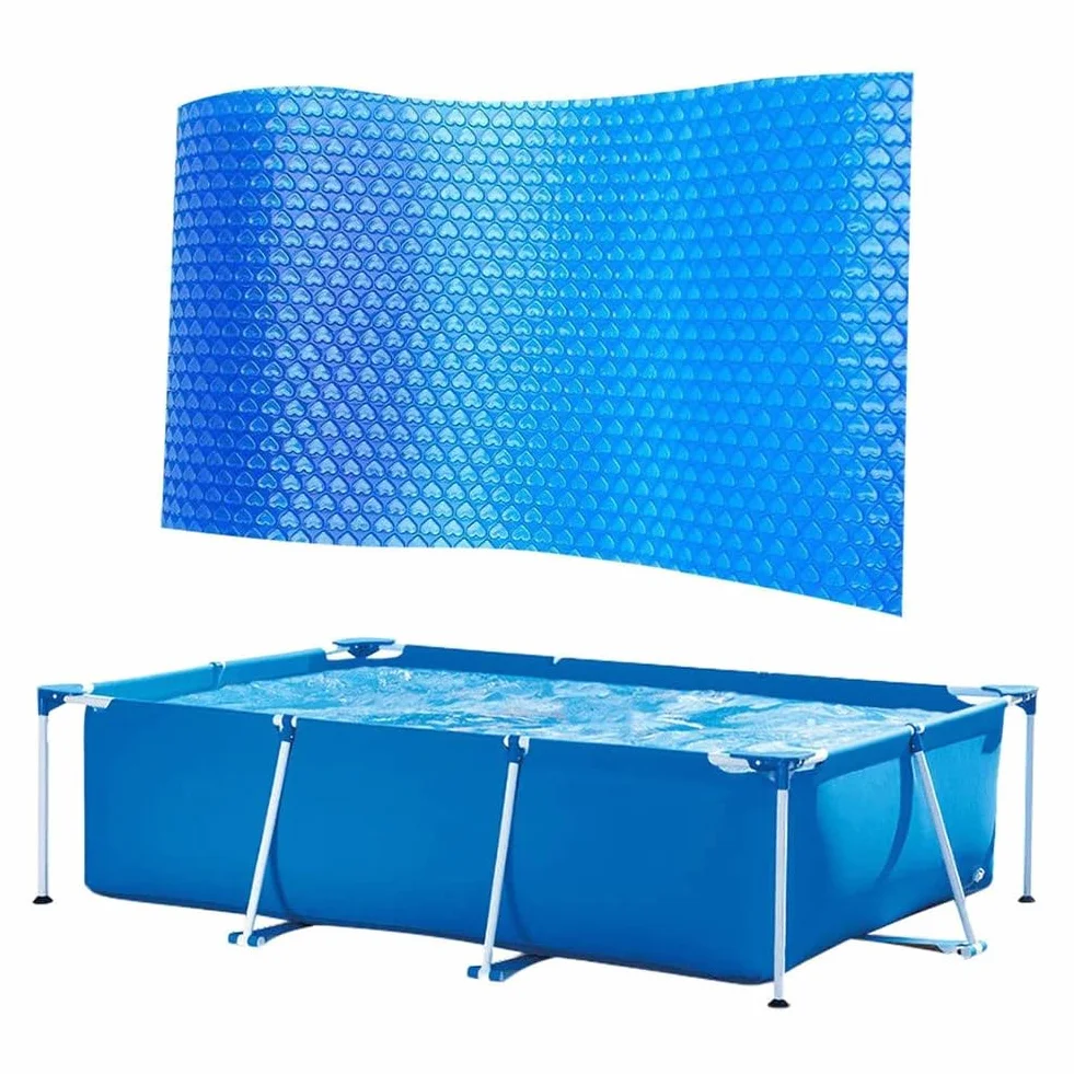 Cubierta Solar para Piscina 300x200cm Manta Térmica Protección Burbujas