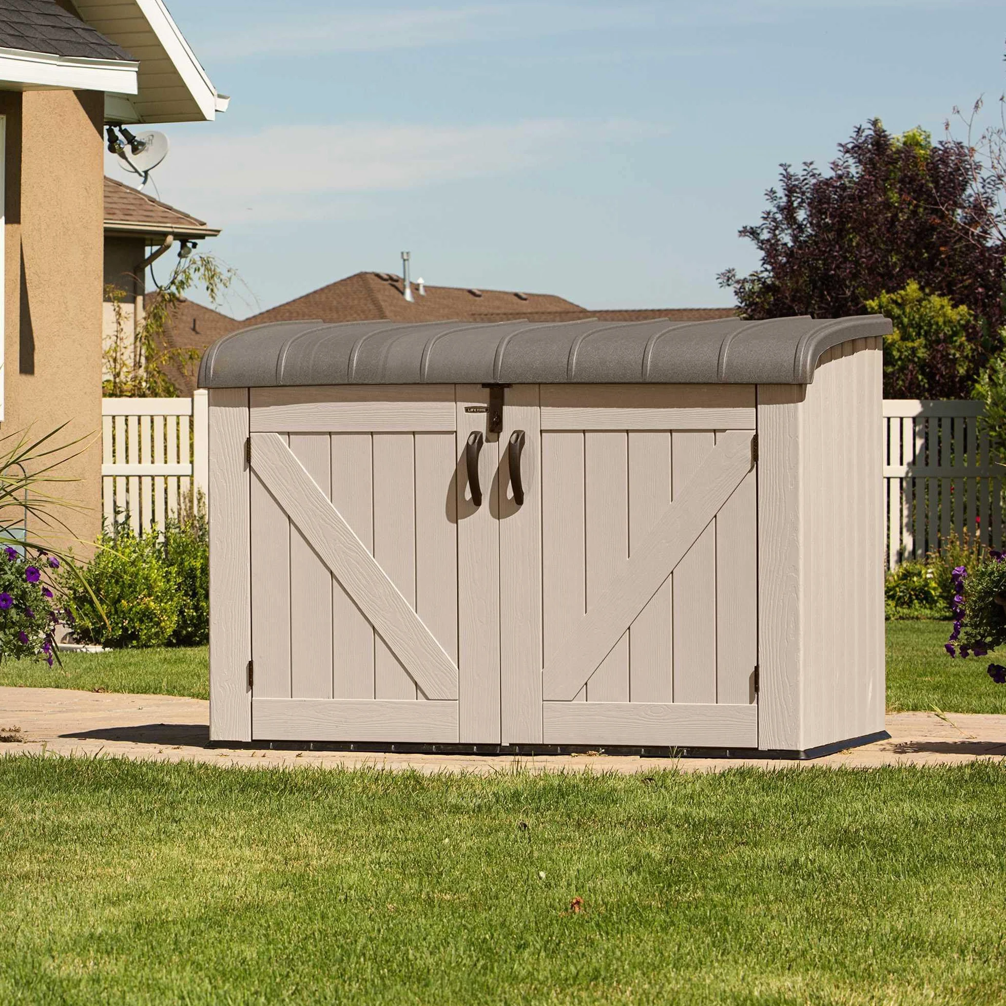 LIFETIME 60170 Arcón para exterior ultrarresistente 190x106x131 cm UV100
