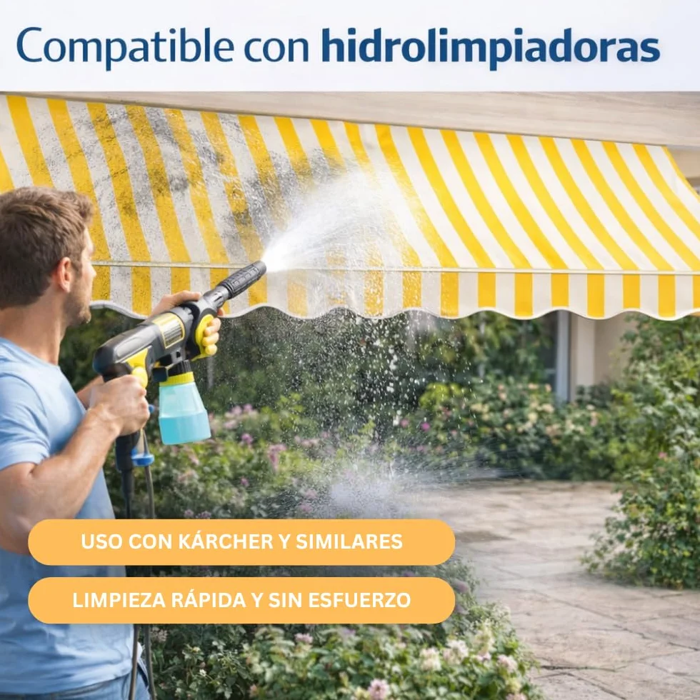 Limpiador Concentrado de Toldos y Lonas 5L Profesional para Hidrolimpiadoras