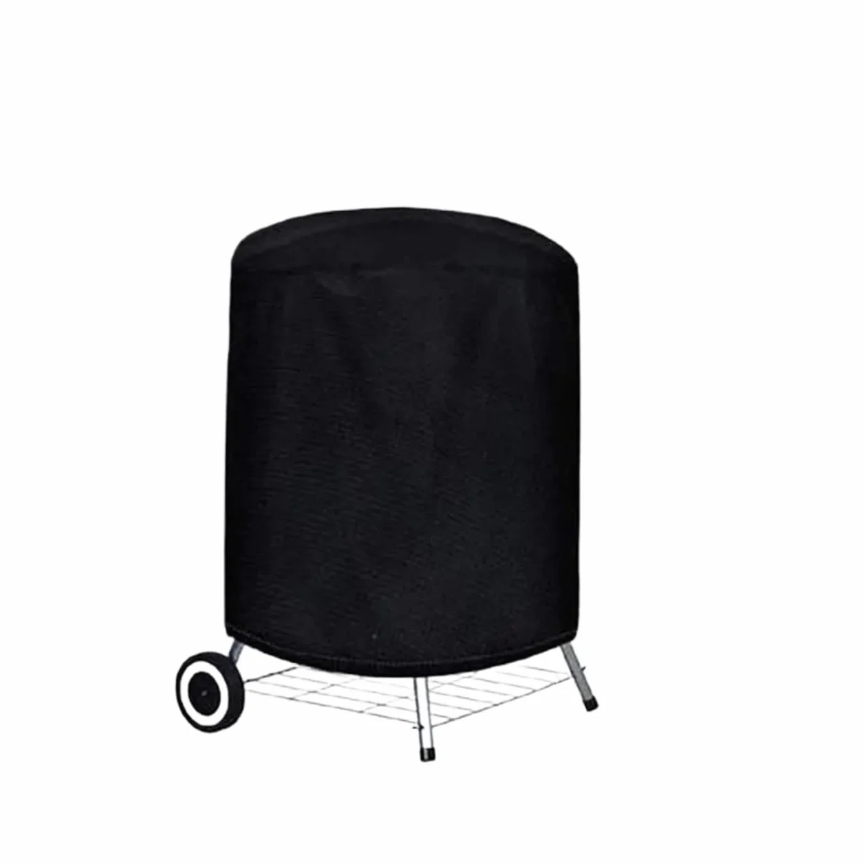 Funda Redonda Negra For Parrilla Exterior, Fogón, Estufa, Barbacoa, Impermeable, Resistente, De Tela 210D para Barbacoa(71x56cm)