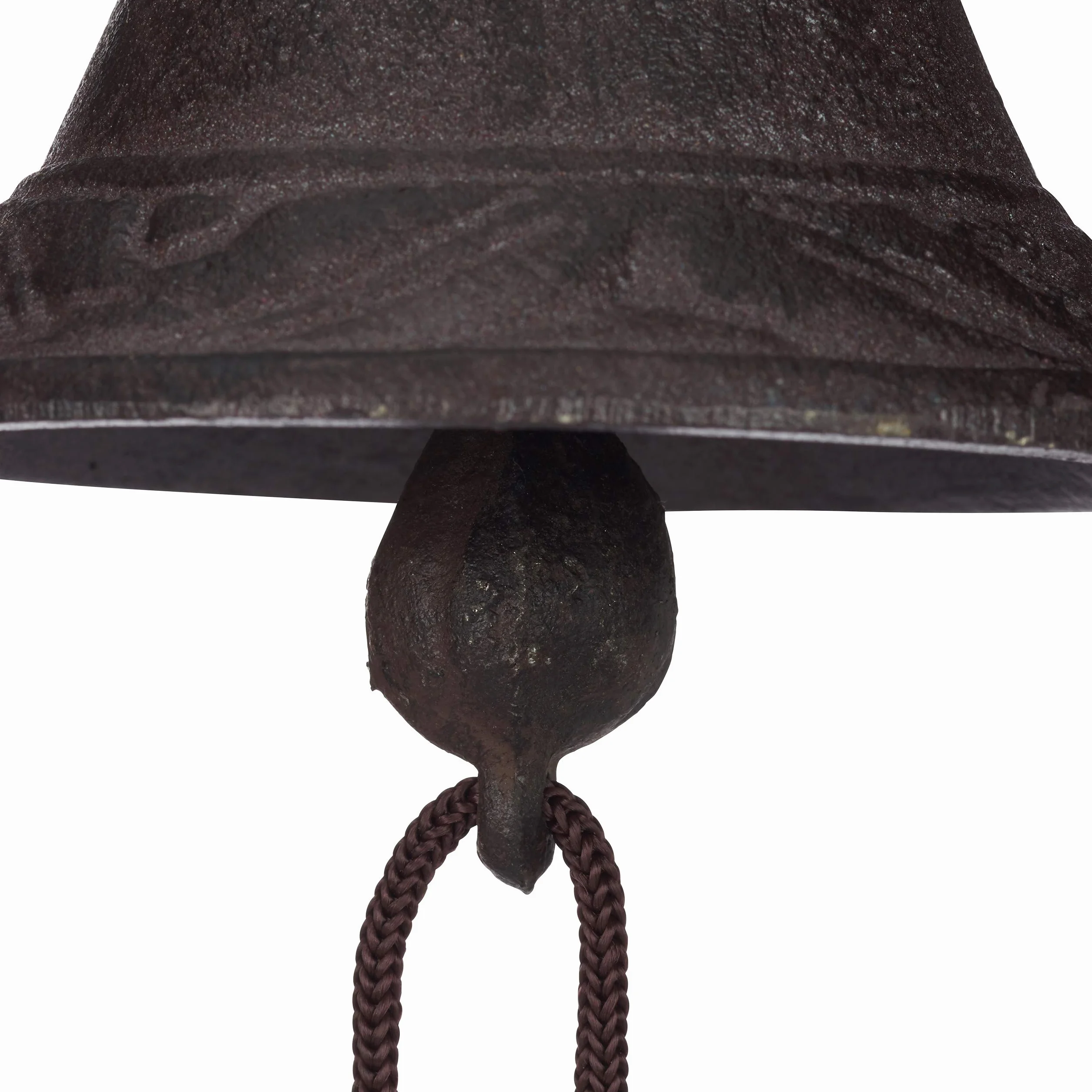 Relaxdays Campana con Búho Decoración de Jardín Estilo Rústico Marrón Oscuro