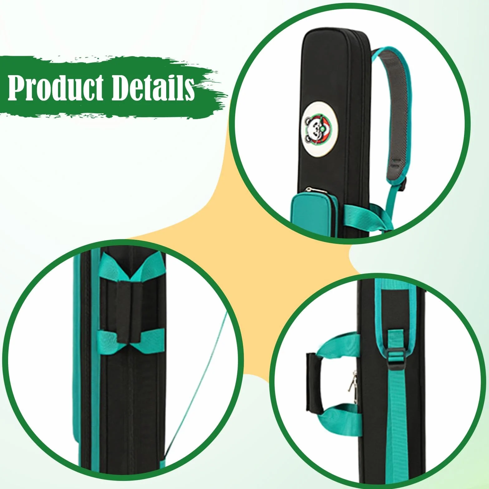 Funda para Tacos de Billar Bolsa Profesional Porta Tacos Almacenamiento