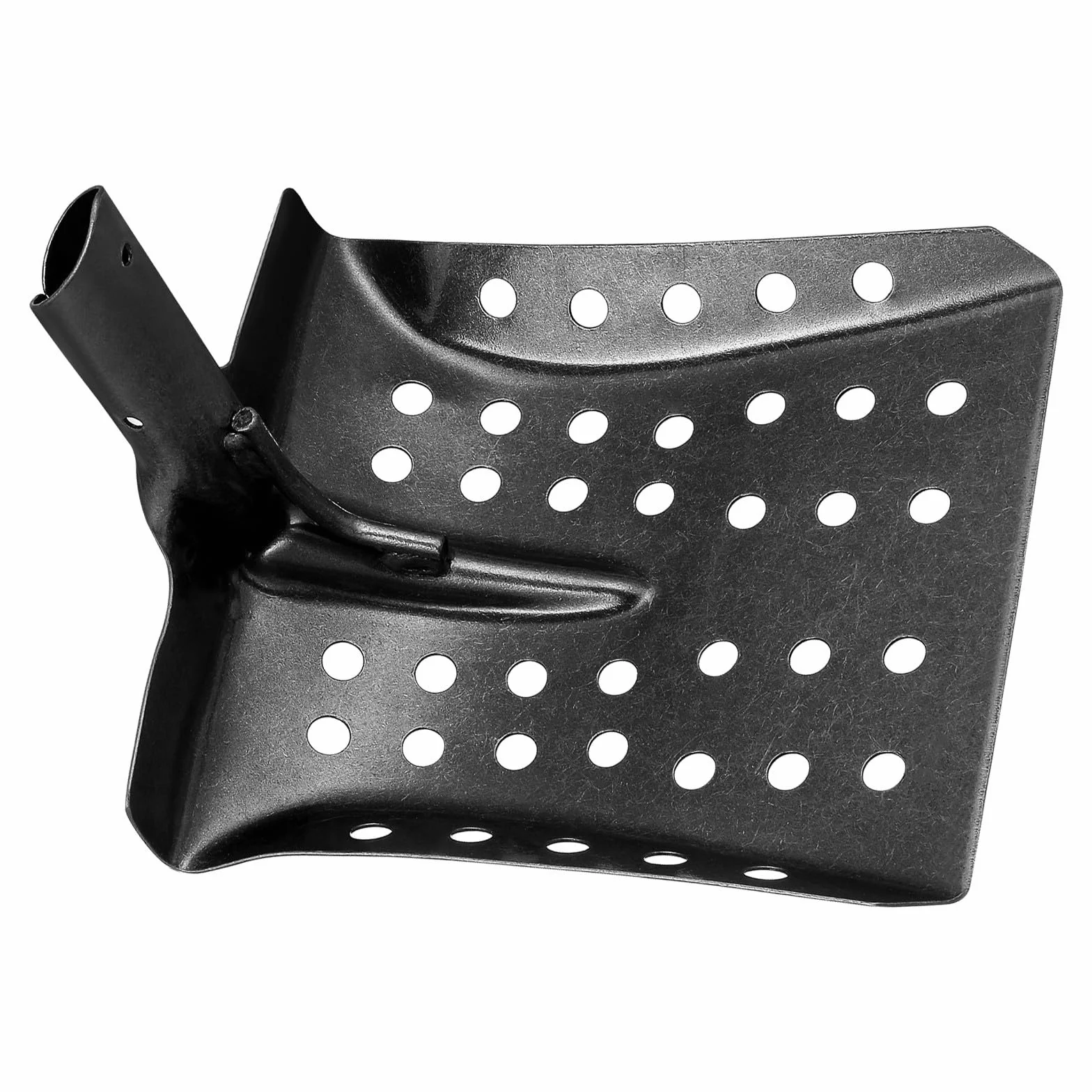 Pala de Cribado Metálica para Lodo y Barro, Herramienta para Tamizar en Drenajes y Zanjas Mango Diseñado para Uso en Huertos y Mantenimiento Exterior