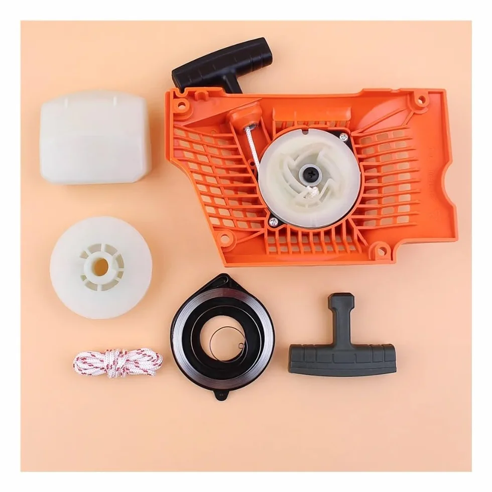 Kit de puesta a punto del filtro de aire del arrancador de retroceso for motosierra de gasolina 350 340 345 346 346XP Repuestos for motosierra 537 10 47 02 Piezas de repuesto