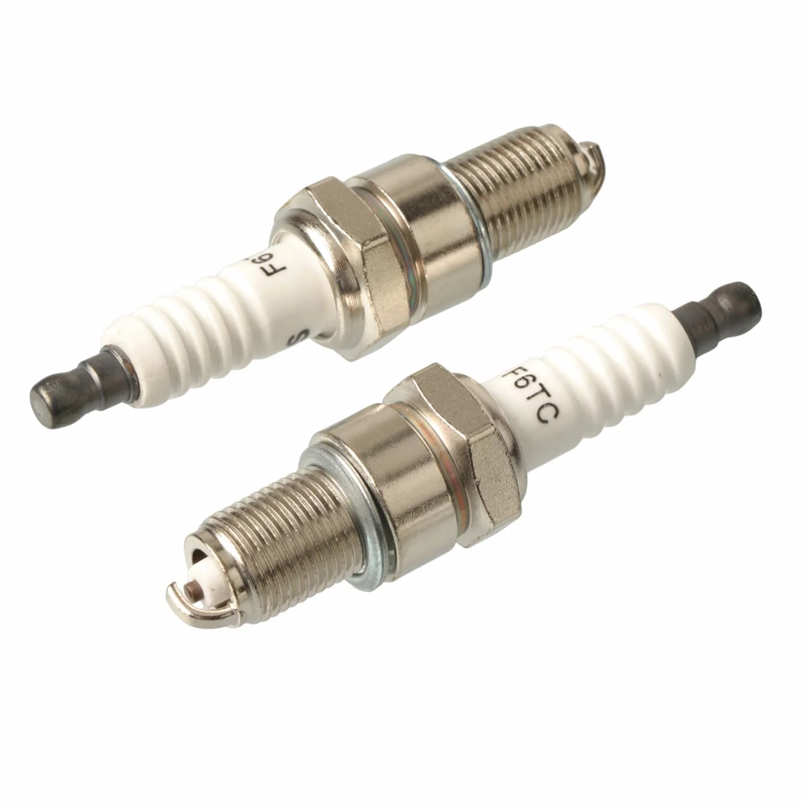 Bujía F6TC 1-5 Piezas | Compatible con varios repuestos for generador de motor de motosierra, cortacésped, cortacésped(4 pcs)