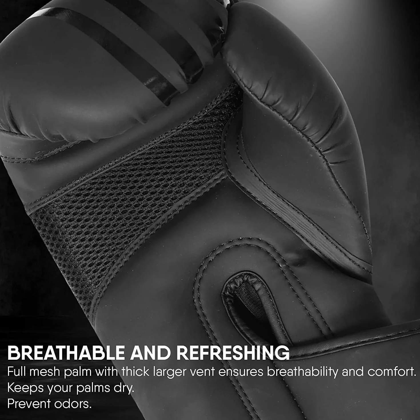 WFX Guantes de boxeo de cuero para artes marciales mixtas, sparring, kickboxing