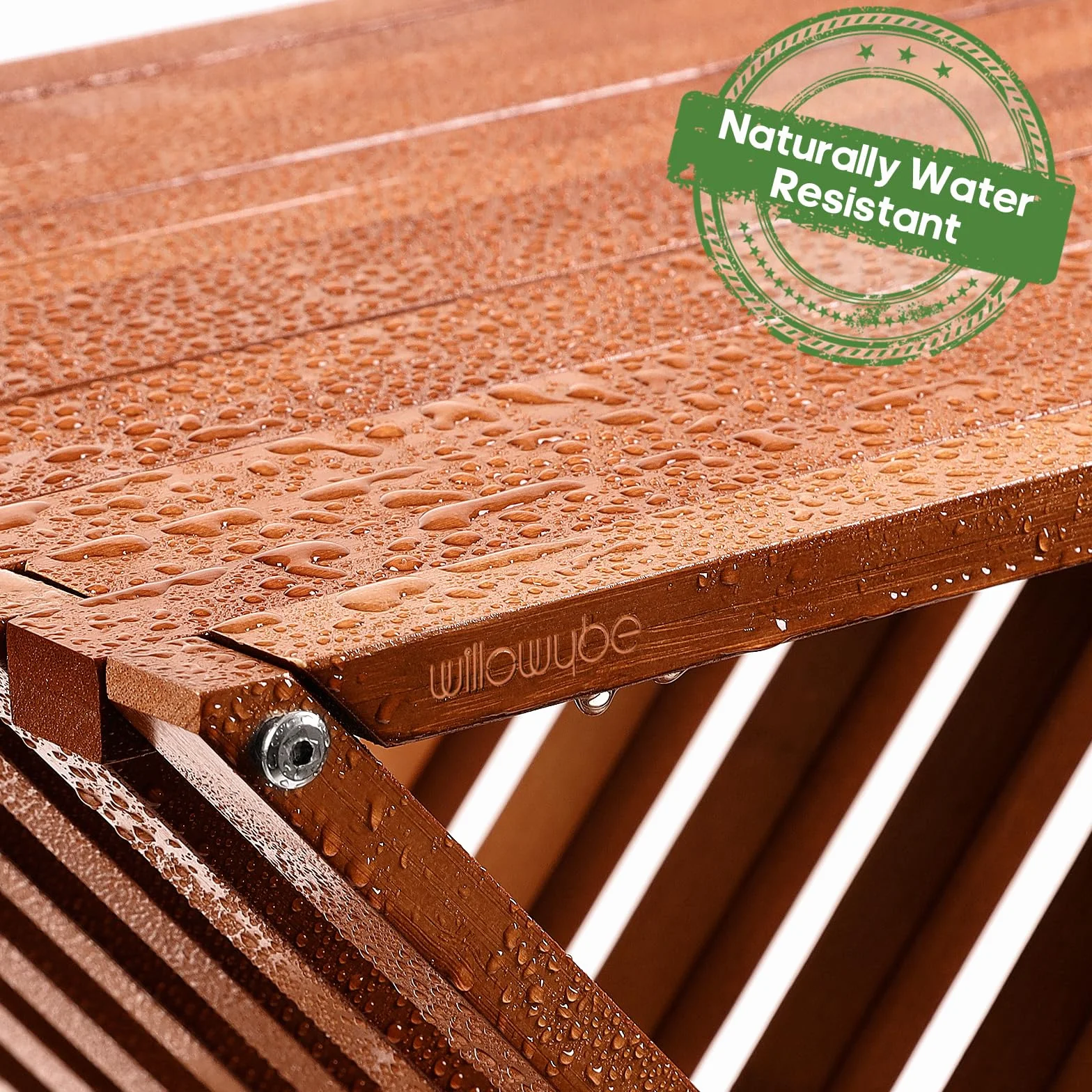 WILLOWYBE Silla de madera de sauna