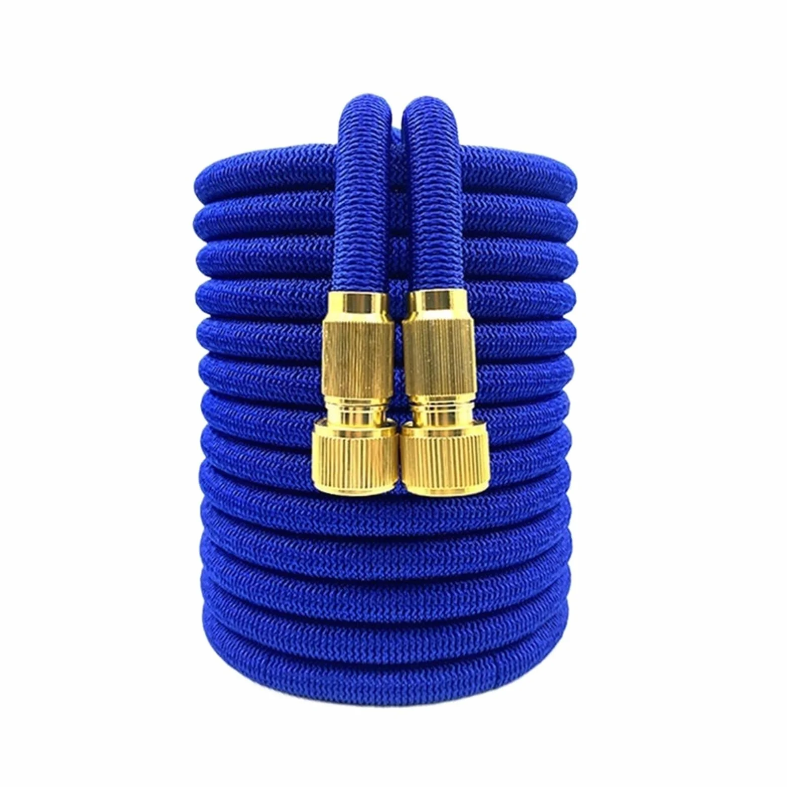 manguera de jardín, manguera de extensión retrácti Manguera de agua for jardín, conector bimetálico expandible, manguera de lavado de coches for riego de granja y jardín de alta presión(Blauw,33FT-10M