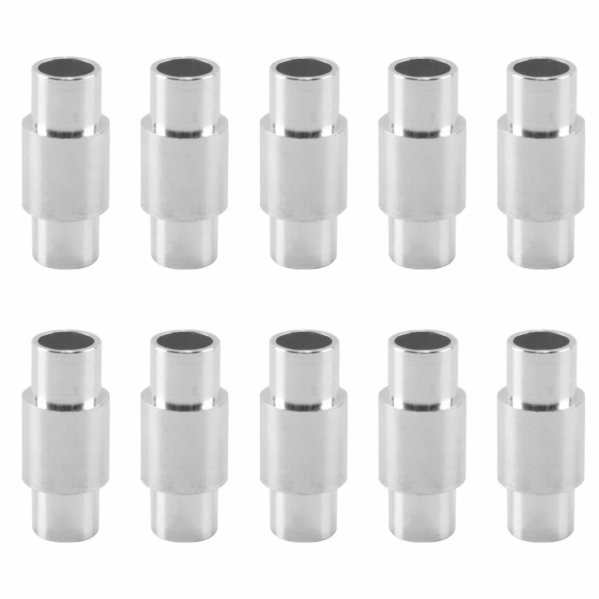 Riven Patines en Línea Espaciadores Rodamientos de Rueda Aluminio 8 mm 6 mm Plateado
