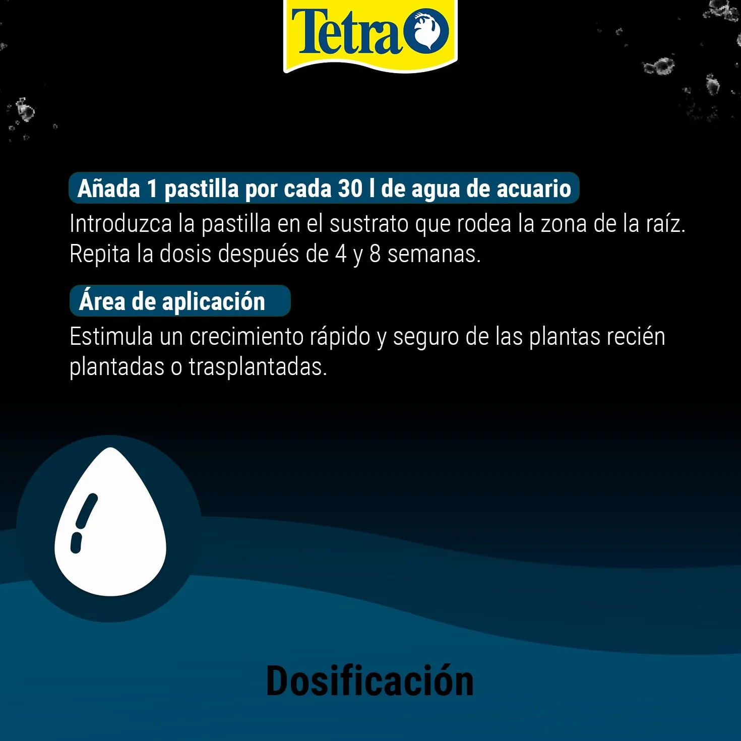 Tetra PlantaStart 12 tabletas estimulante crecimiento plantas trasplantadas