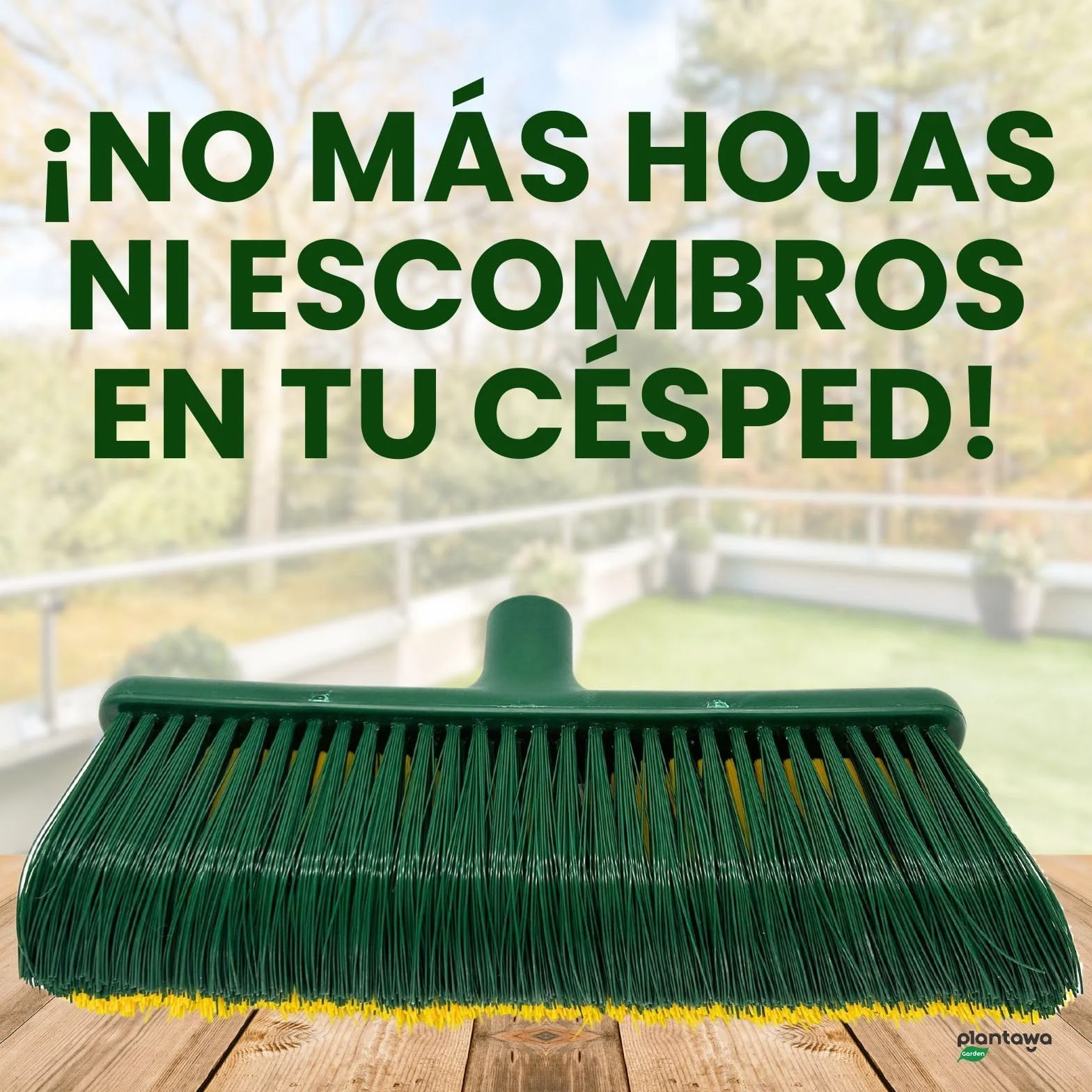 Cepillo para Césped Artificial | Escoba para Limpiar, Peinar y Levantar Fibras | Sin Mango y Ligero