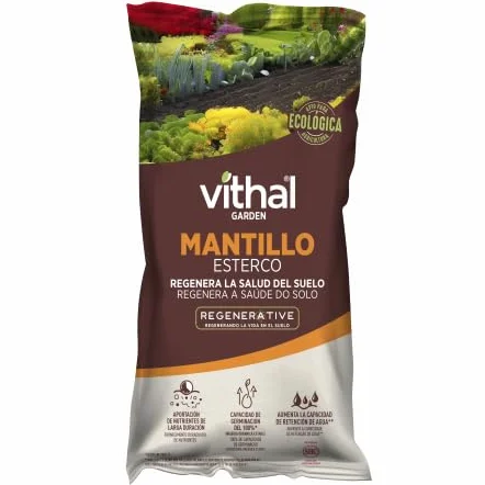 Mantillo 50L Vithal Garden Regenera la Salud del Suelo Germinacion 100% Nutrientes