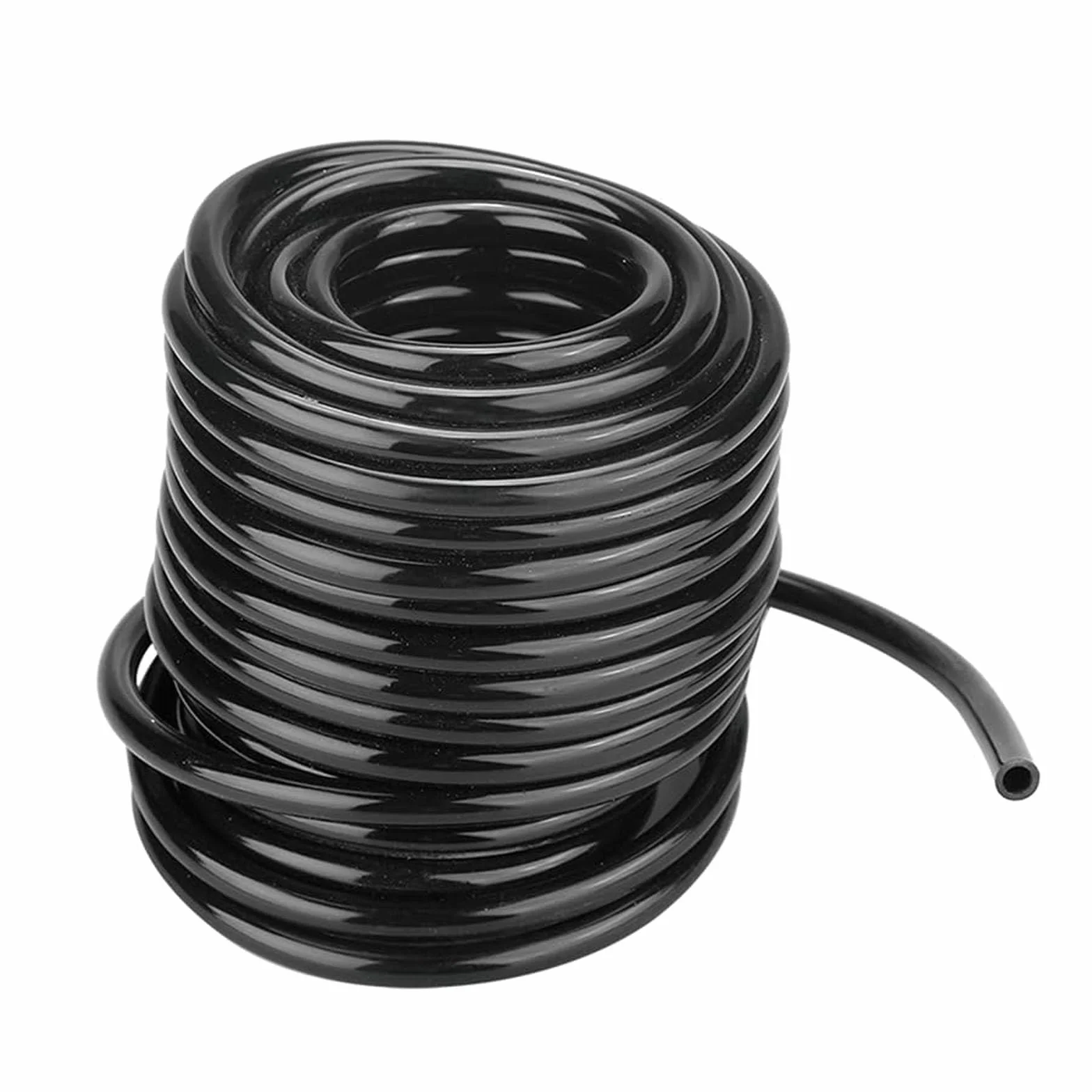 Tubo de microirrigación, línea de riego por goteo, manguera de riego, tubo de suministro negro para sistema de riego de jardín 12mm 50m(164ft)