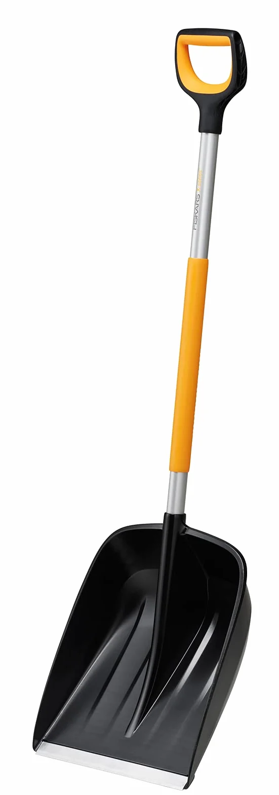 Fiskars Pala de nieve X-series 132 cm Aluminio/polímero Negro naranja gris
