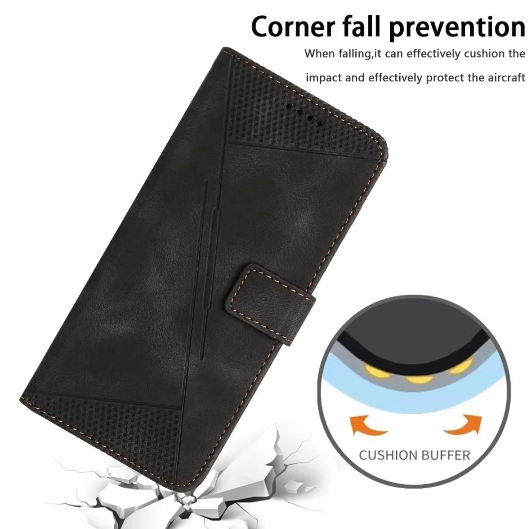 Funda tipo cartera para Xiaomi Redmi Note 12 5G, magnética de piel sintética con ranuras para tarjetas, bloqueo RFID