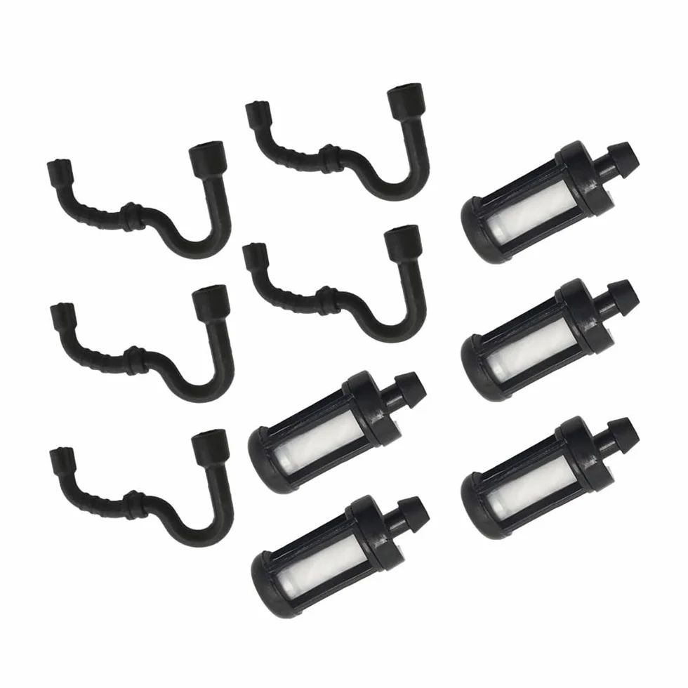 Kit de 5 mangueras y Filtro de Combustible Compatible con motosierras MS180, MS170, 018 y 017. Pieza de Repuesto for Herramientas de jardín.