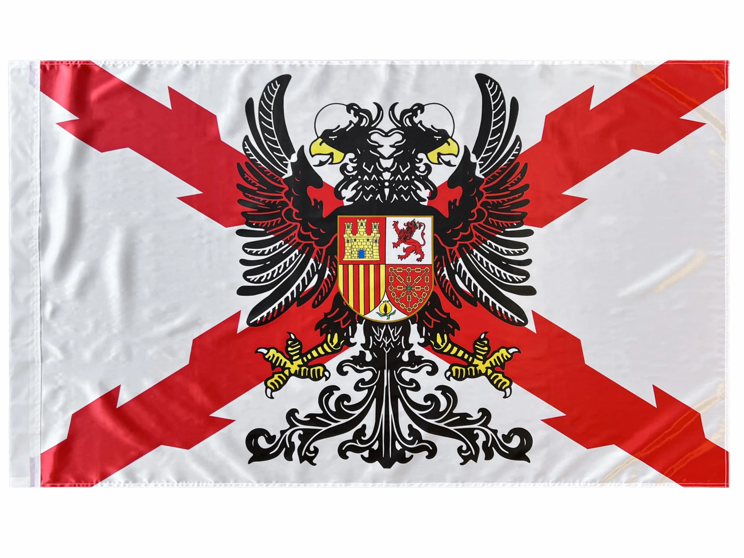 Durabol Bandera Cruz de Borgoña 150 x 90 cm Satén Brillante