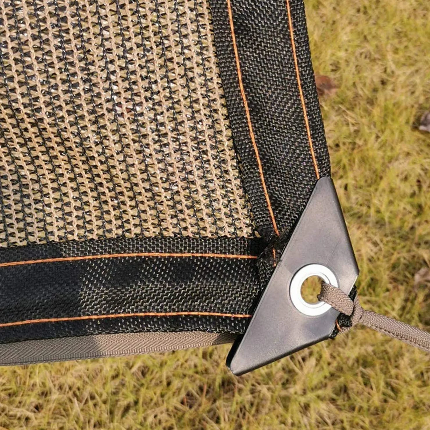 Red de Sombra para Exteriores,Malla Sombreadora Anti-UV 90%,Solar Sombra Paño,Toldo Vela de Sombra Marrón,Malla de Ocultación Anti-Âge,para Invernadero/Balcón/Patio/Techo/Cochera (4x5m/13x16.4ft)