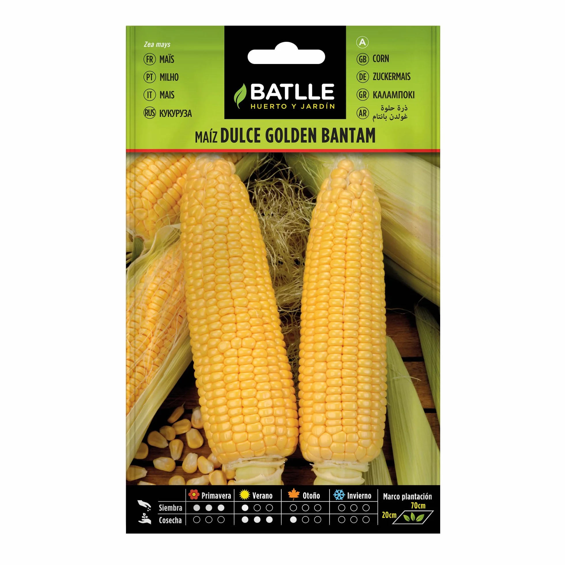 Semillas Batlle Maiz dulce GOLDEN BANTAM