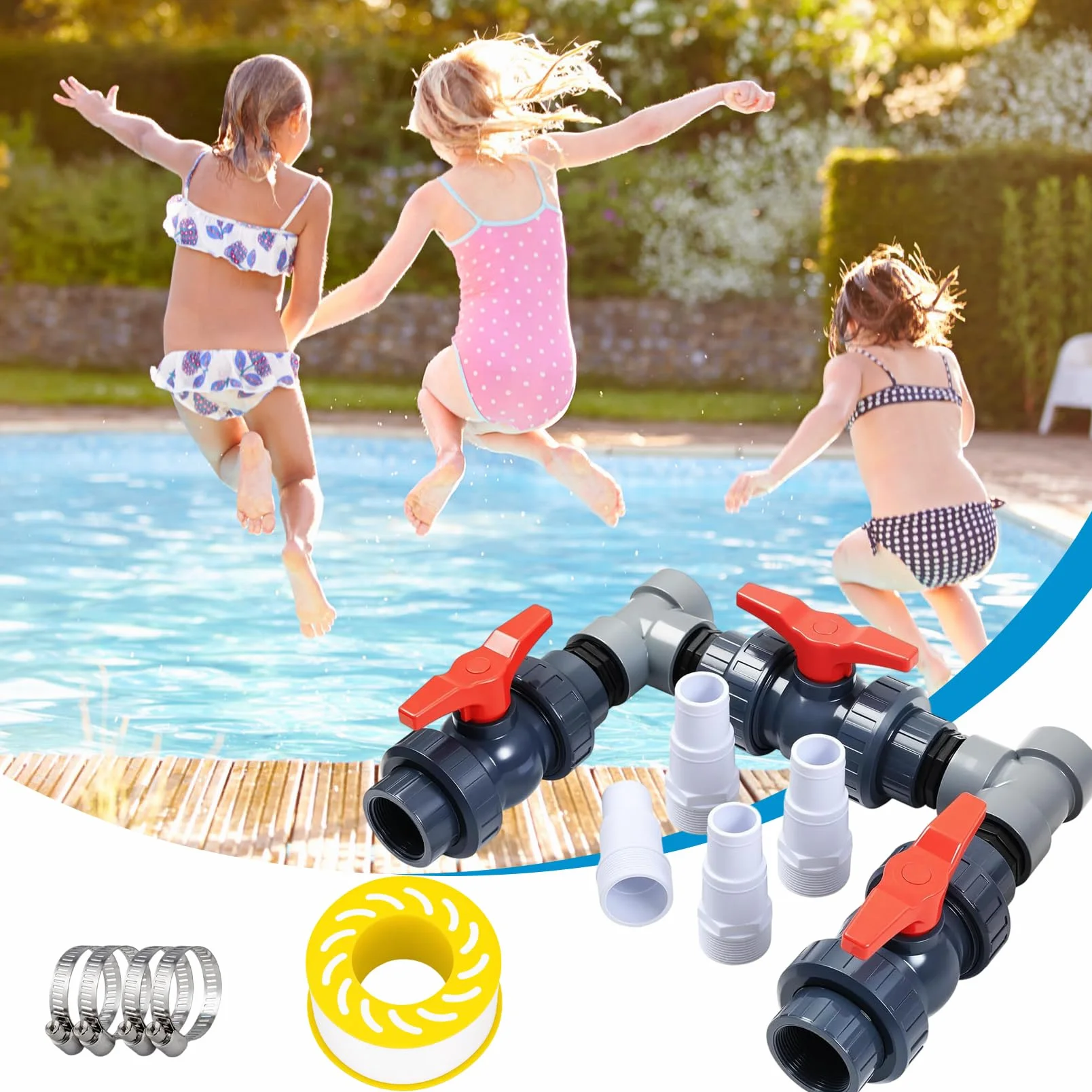 Juego de piscina bypass