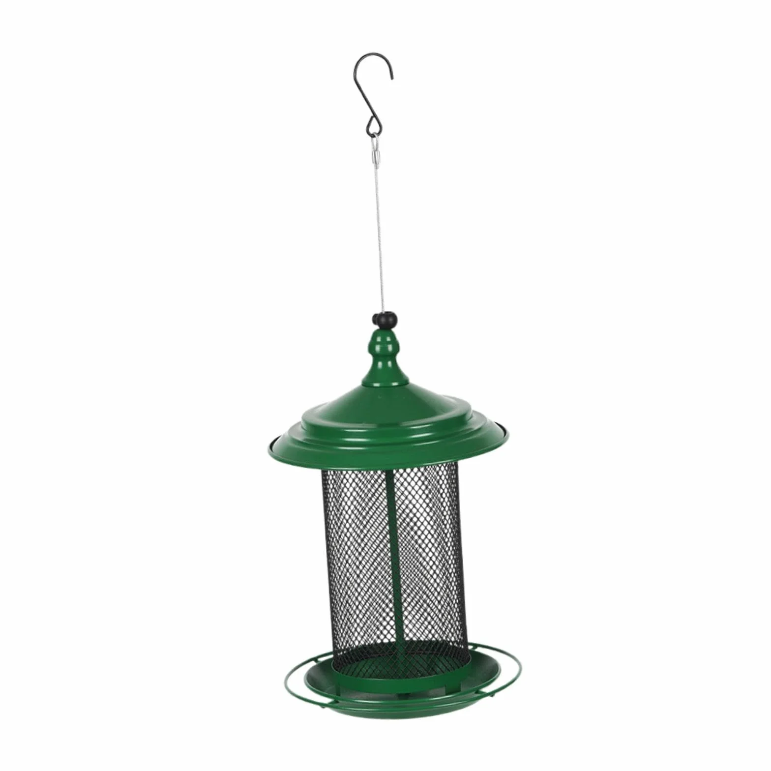 predolo Comedero para pájaros Comedero para pájaros de Gran Capacidad de Metal para colibríes Resistente a Intemperie para Patio Trasero,