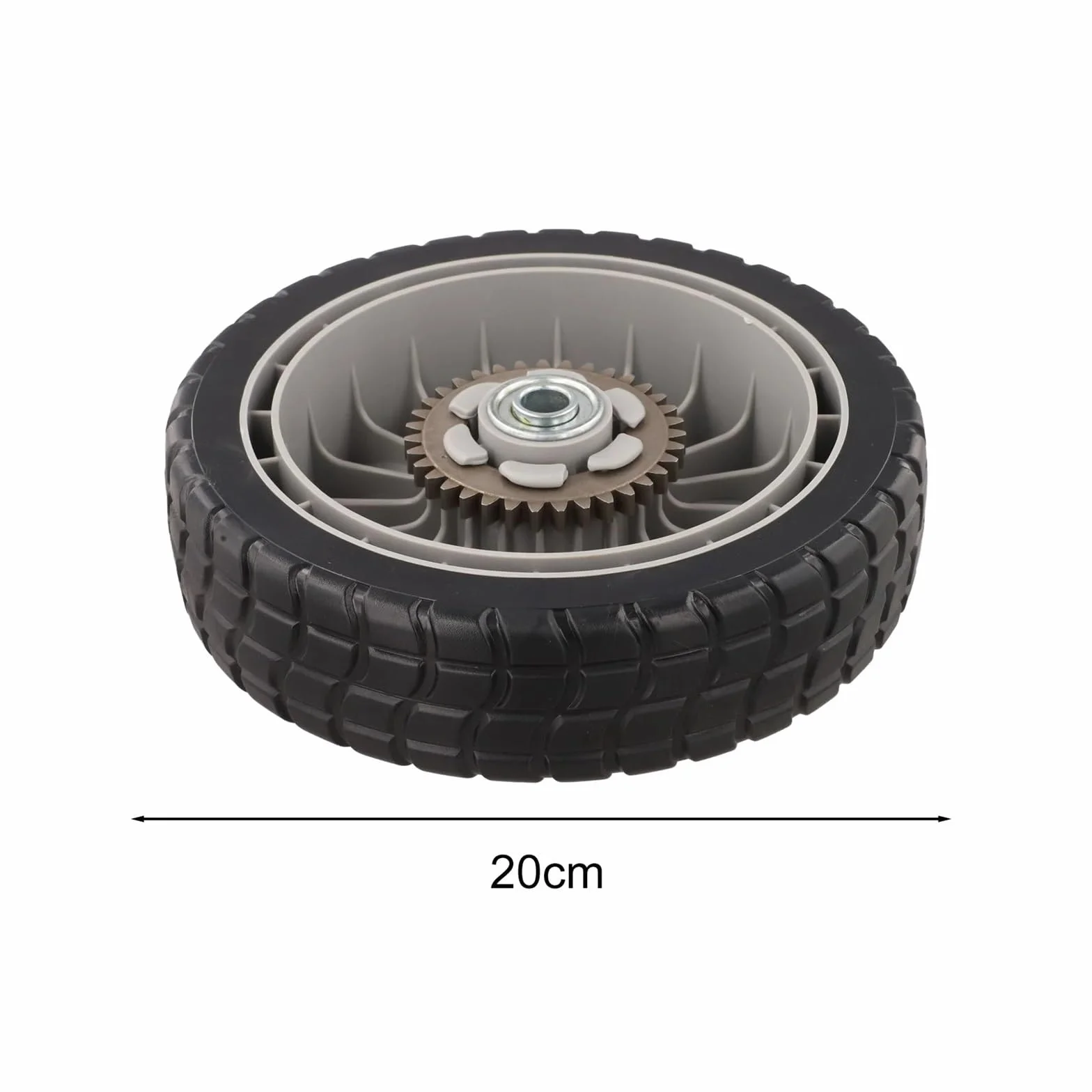 Ruedas para cortacesped, compatible con Honda, HRT216 HRR216 HRS216 | Diametro de 8 pulgadas, plastico y goma, HRZ216, HRR216 S3DA(Rear wheels)