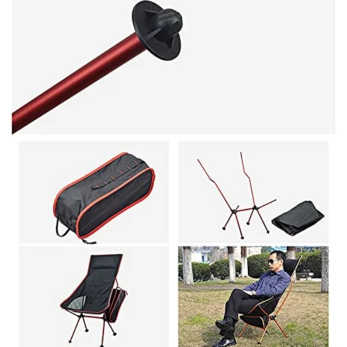 Tumbonas al aire libre, silla de gravedad cero, tumbonas de patio, sillas reclinables plegables, silla de camping, silla de camping al aire libre, tela Oxford, silla de camping plegable portátil, asie