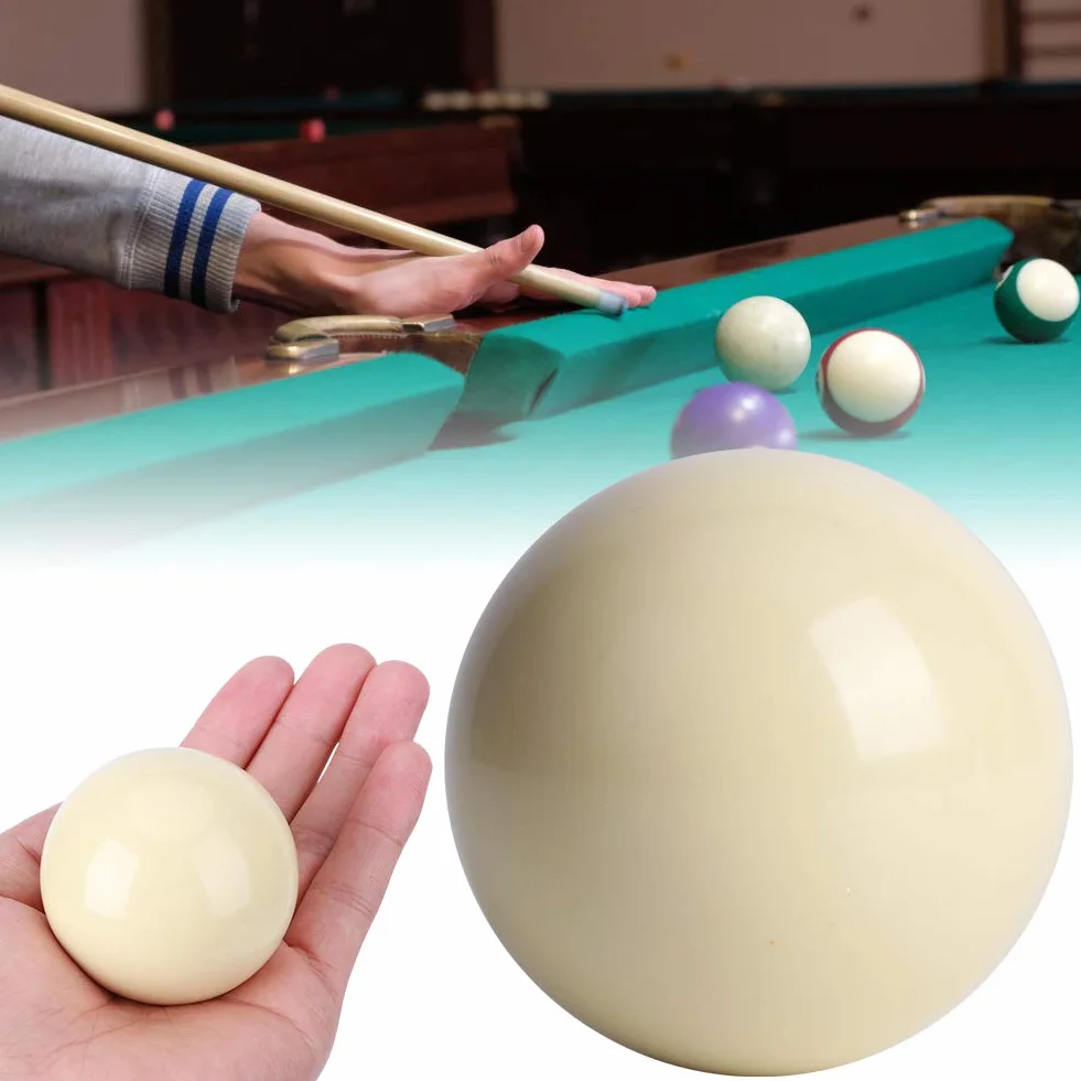 DEWIN Bola de Billar Blanca 5.72cm 2 Piezas Estándar
