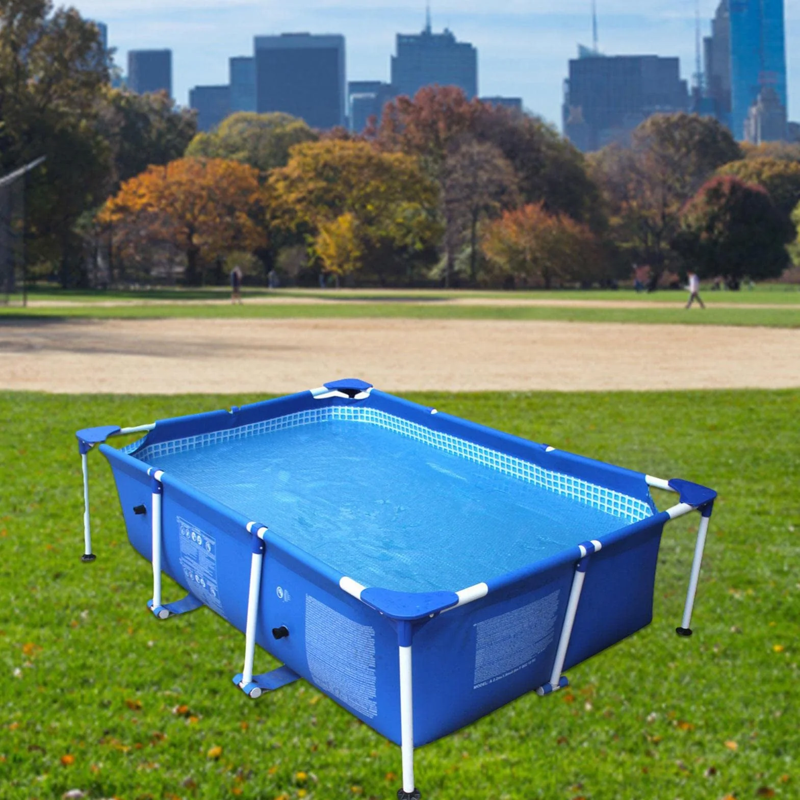 Cobertor Solar Piscina 260x170cm Plástico Burbujas Cubierta Solar Rectangular Redonda Impermeable