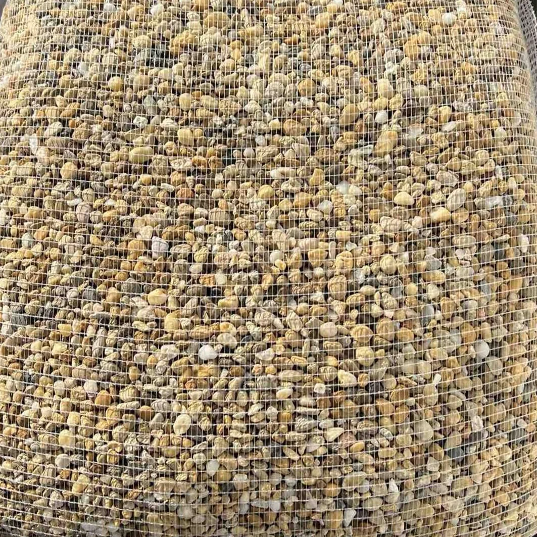 Gravilla Canto Rodado Amarilla Piedra Natural Saco 20 kg Decorativa Exterior Interior 4/8 mm