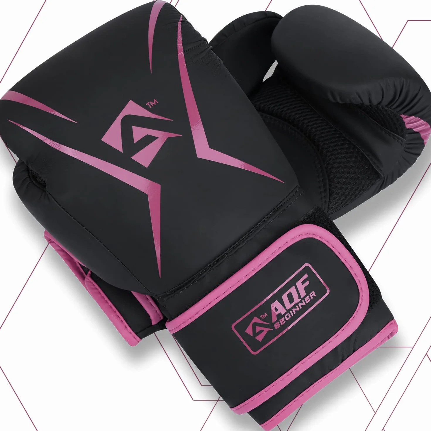 AQF Guantes Boxeo Niño Cuero Saco Boxeo Guantillas MMA Muay Thai UFC Capa Extra Acolchado 4 6 8 10 12 14 16 Oz