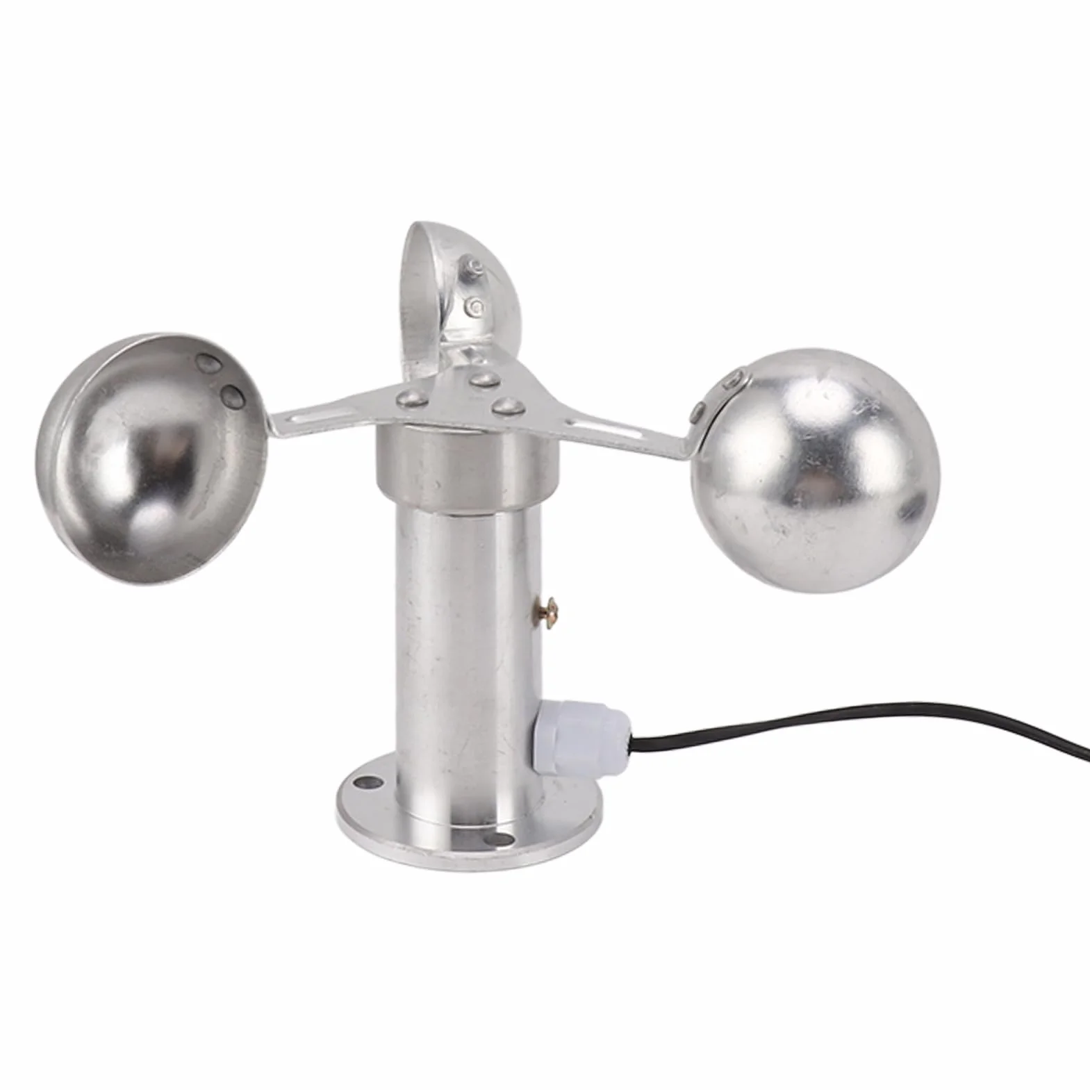 Anemómetros de Aleación de Aluminio, Sensor de Velocidad del Viento de 3 Tazas, Salida 0-3,8V