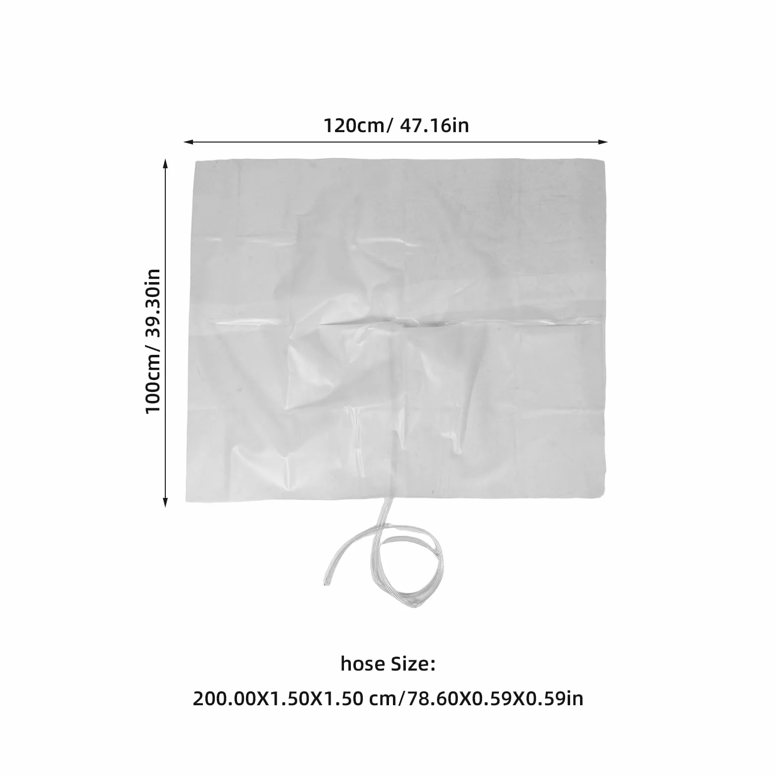 PACKOVE Desviador de Lluvia para Techo Bandeja de Embudo de 120X100 CM Plegable y Tubo de Drenaje de 2 Metros, Kit de Lona para Reparación Rápida de Fugas en Hogar