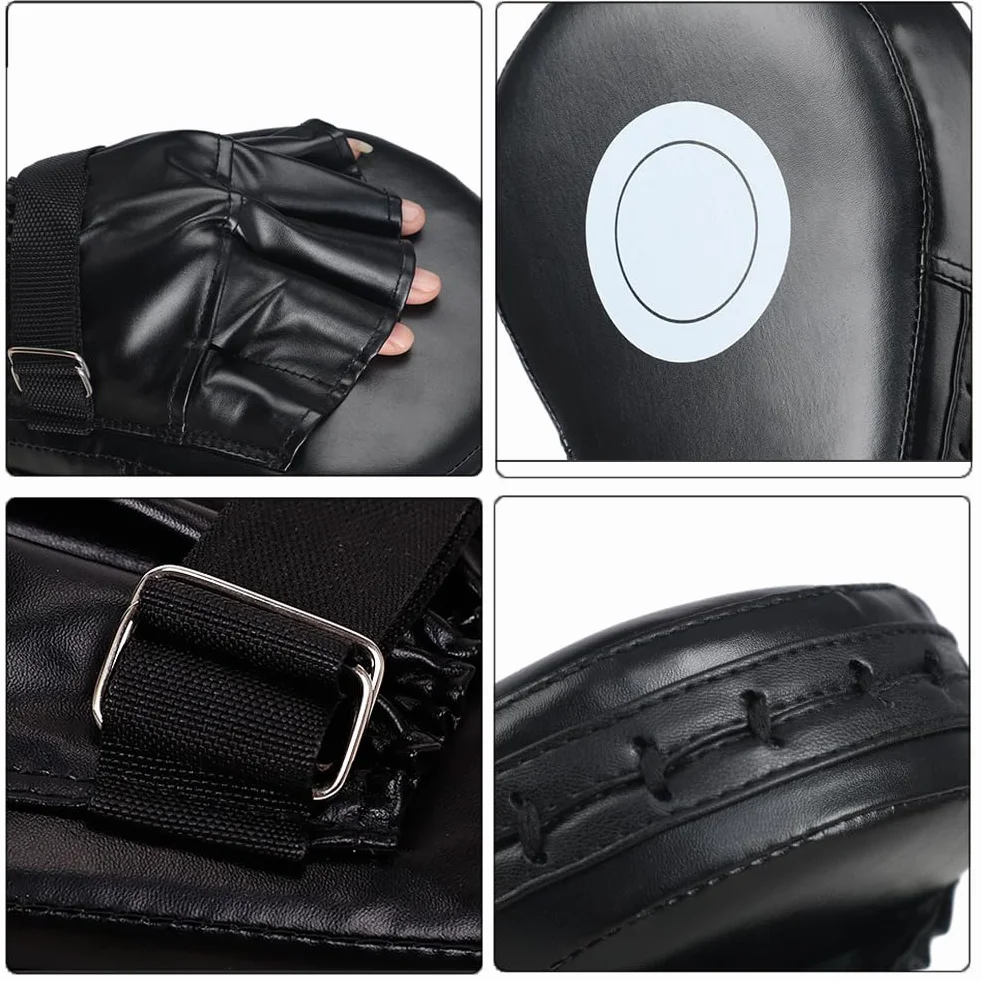 Kit de Boxeo 2 en 1, Manoplas y Thai Pads Paos para Entrenamiento de Kick Boxing