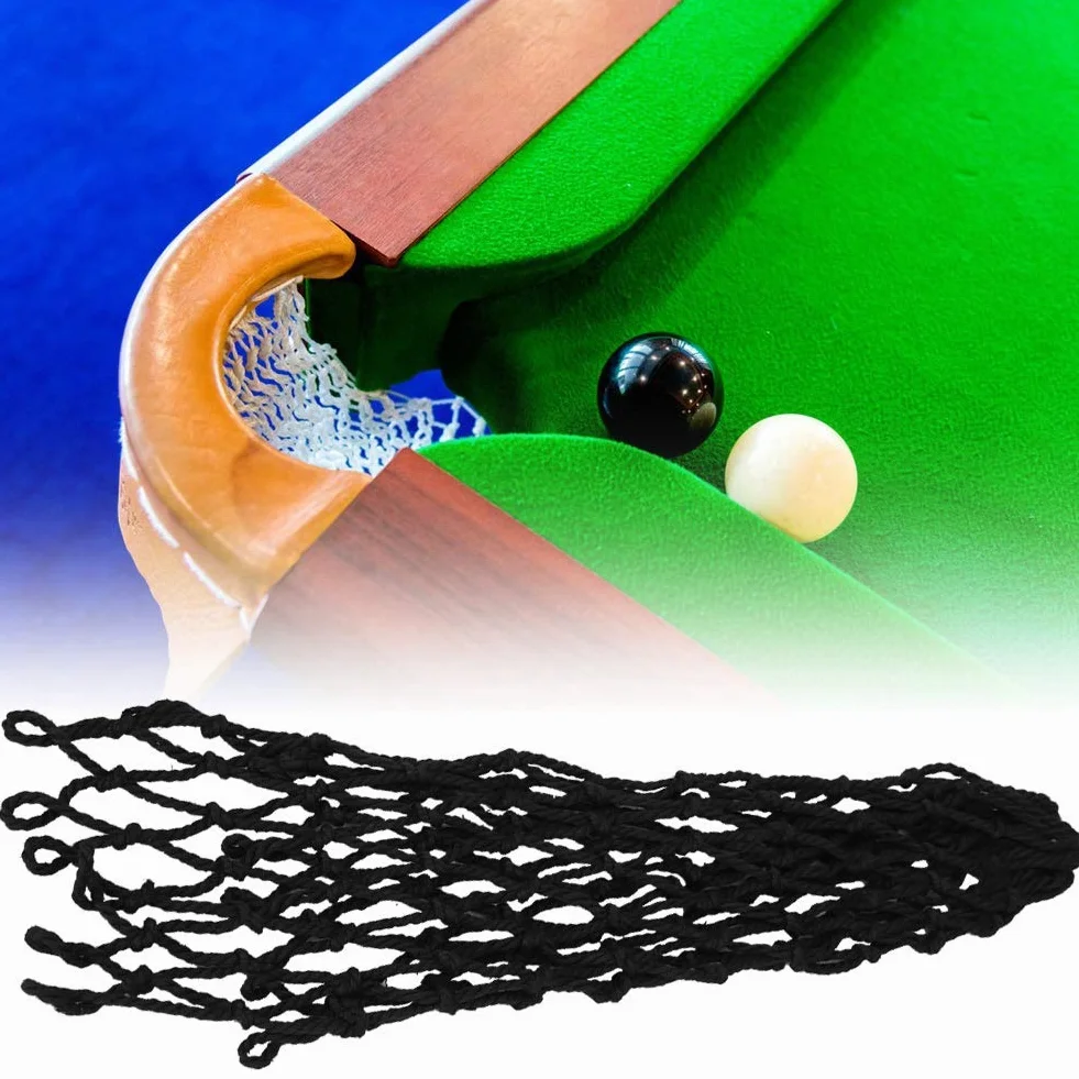 Mesa de Billar Bolsillo Hilo de Algodón Bolsa de Malla 6PCS Set