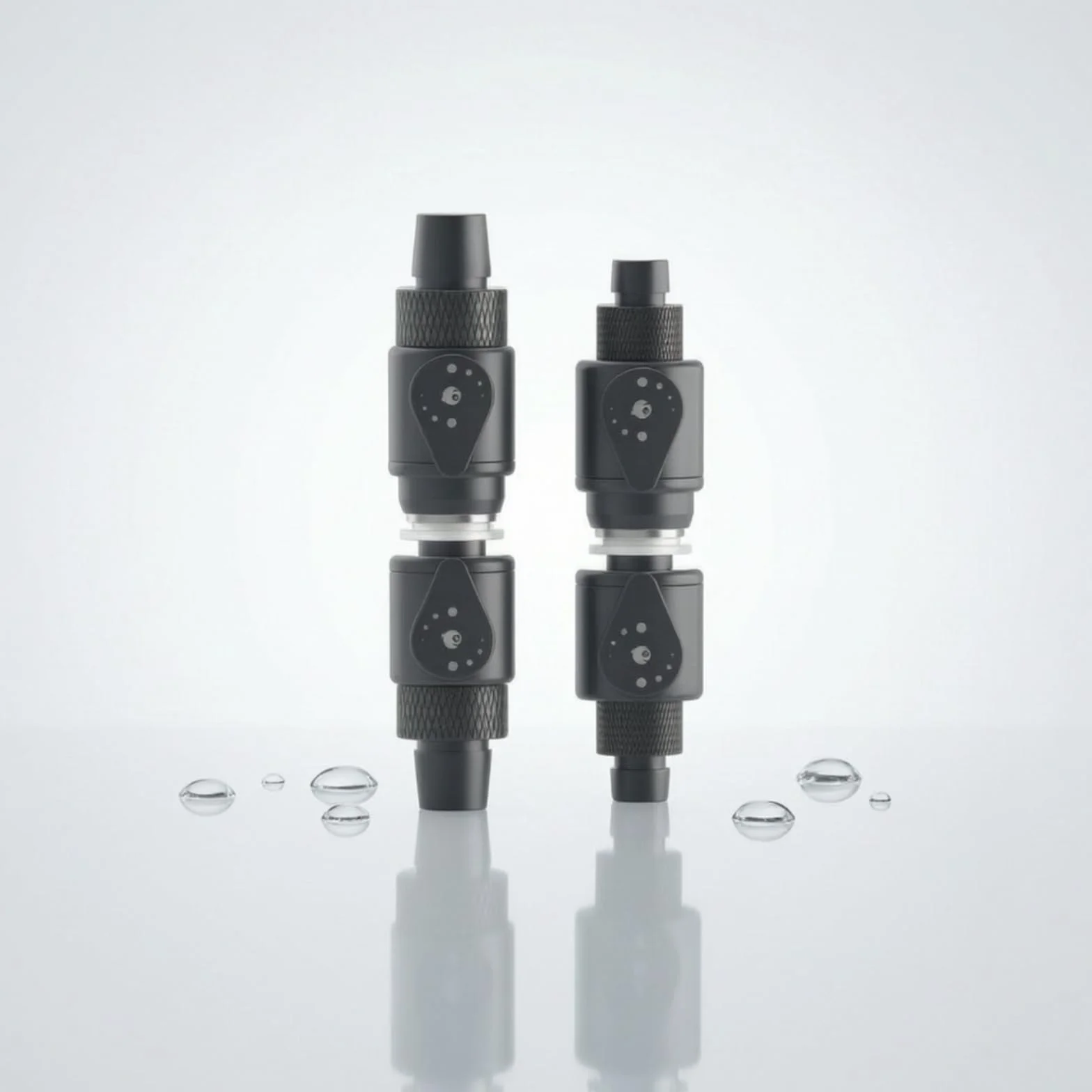 2 Piezas Conector Rápido con Válvula Bola Conector Rápido Tubo Resistente Adaptador Tubo para Aficionados a la Fontanería, 12mm A 16mm