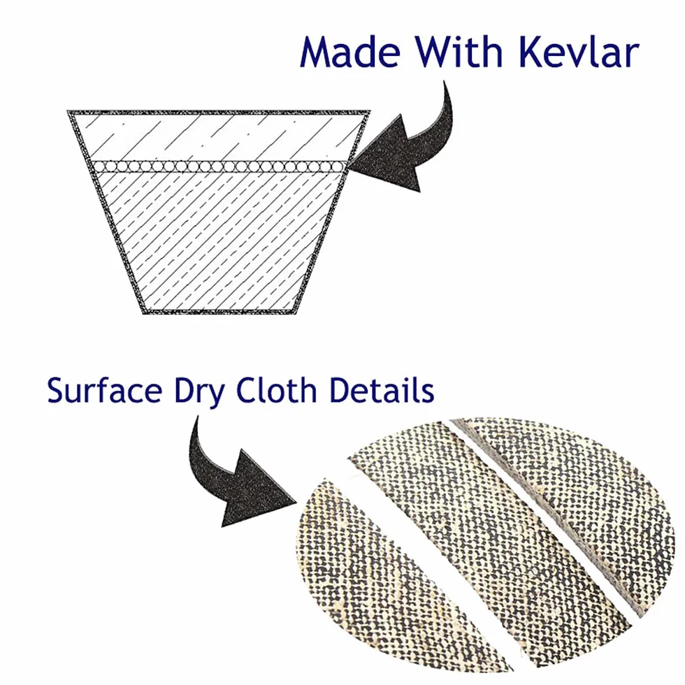(B180) Correa de repuesto para cortacésped de 0.625x183 "hecha con Kevlar para AYP 510201301